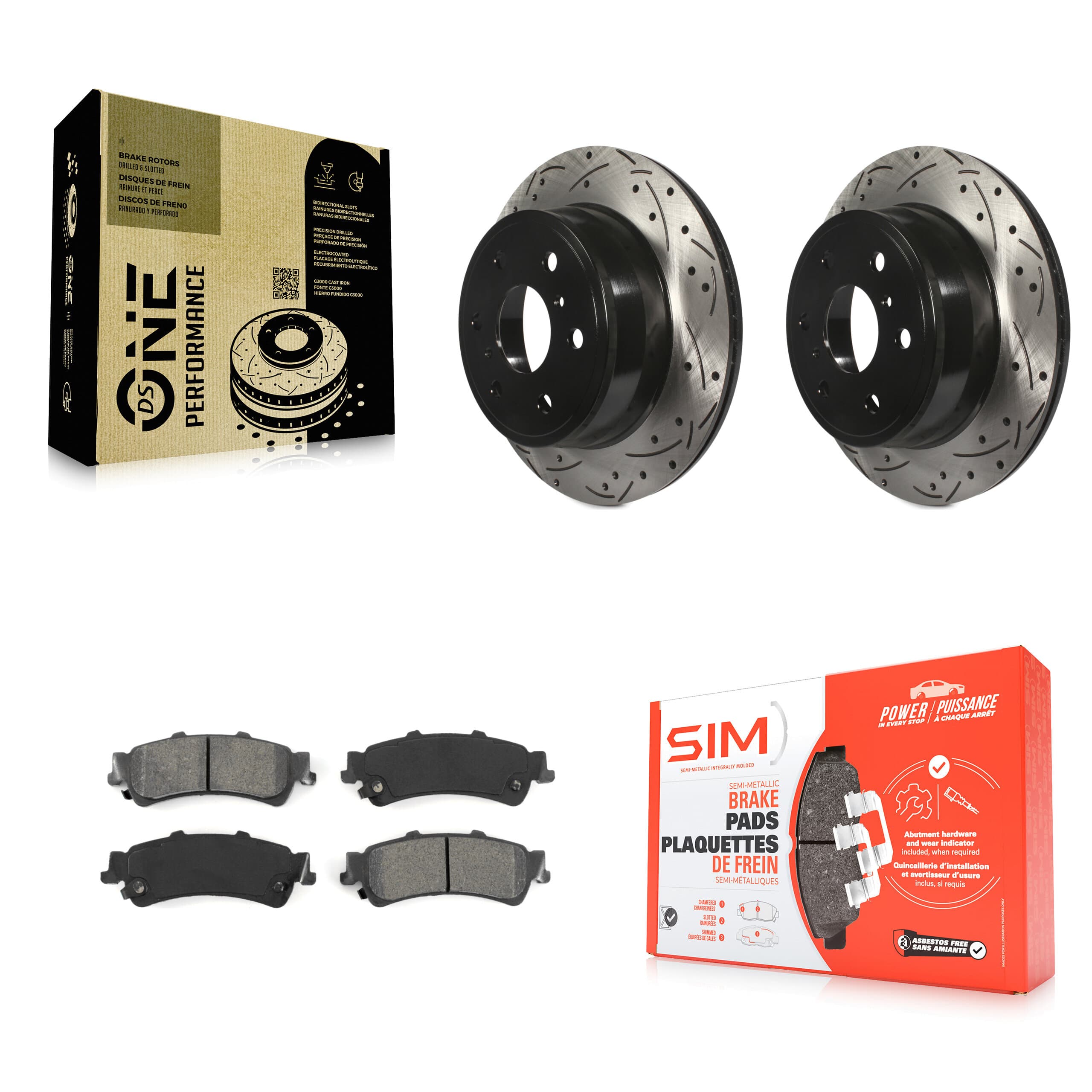 Transit Auto - KDS-100916 - Rear Disc Brake Kits image 1