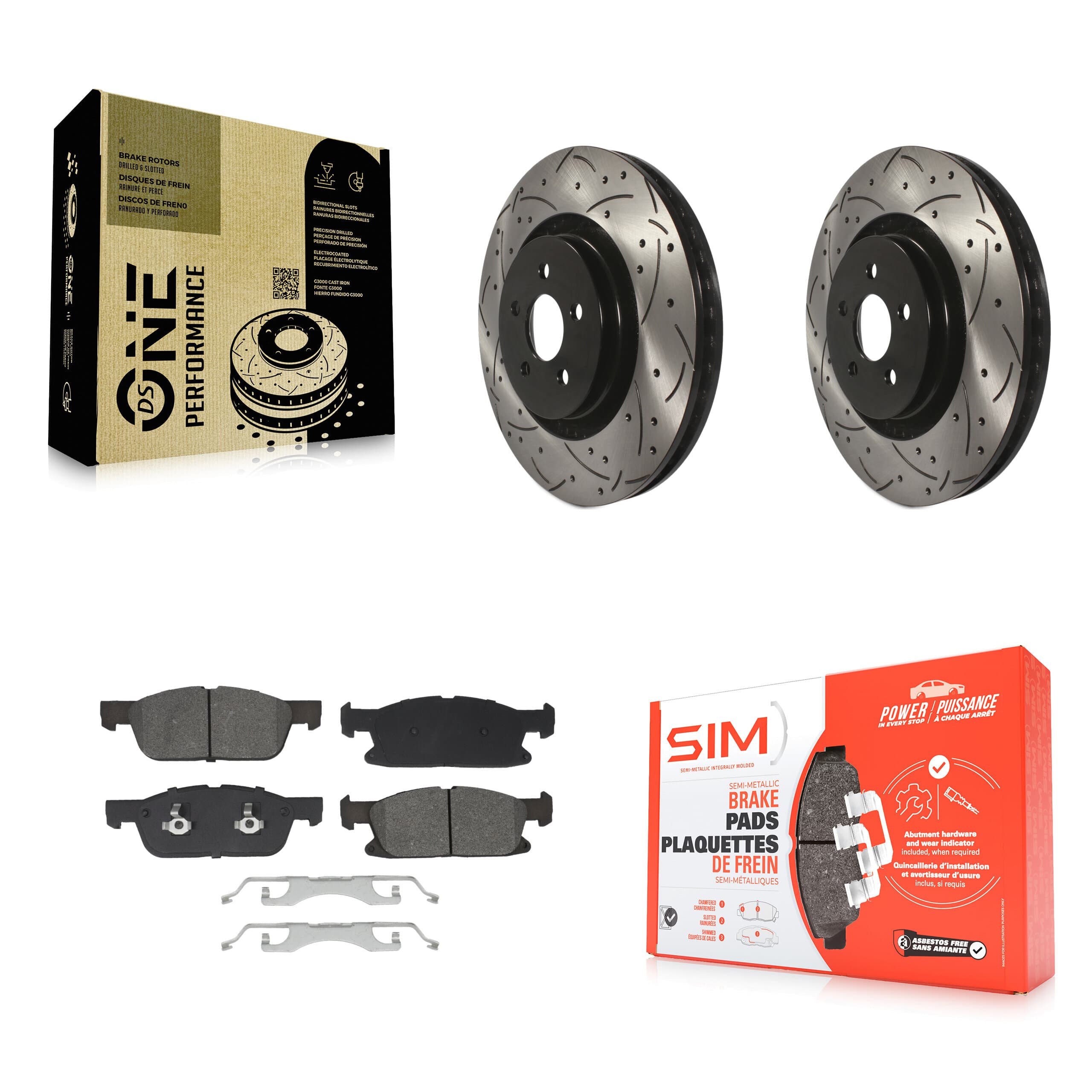 Transit Auto - KDS-101016 - Front Disc Brake Kits image 1