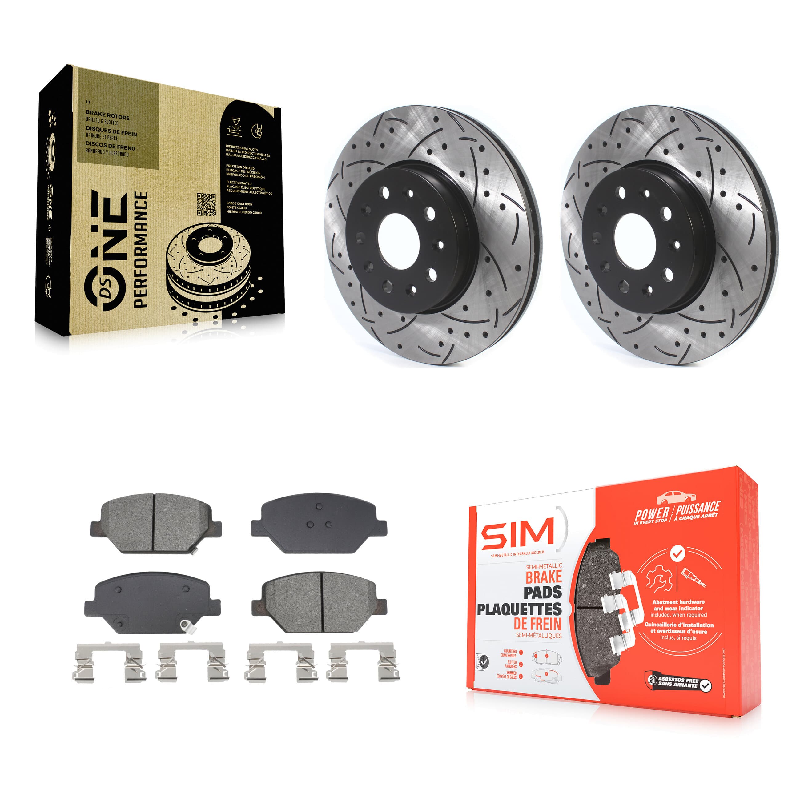 Transit Auto - KDS-101027 - Front Disc Brake Kits image 1
