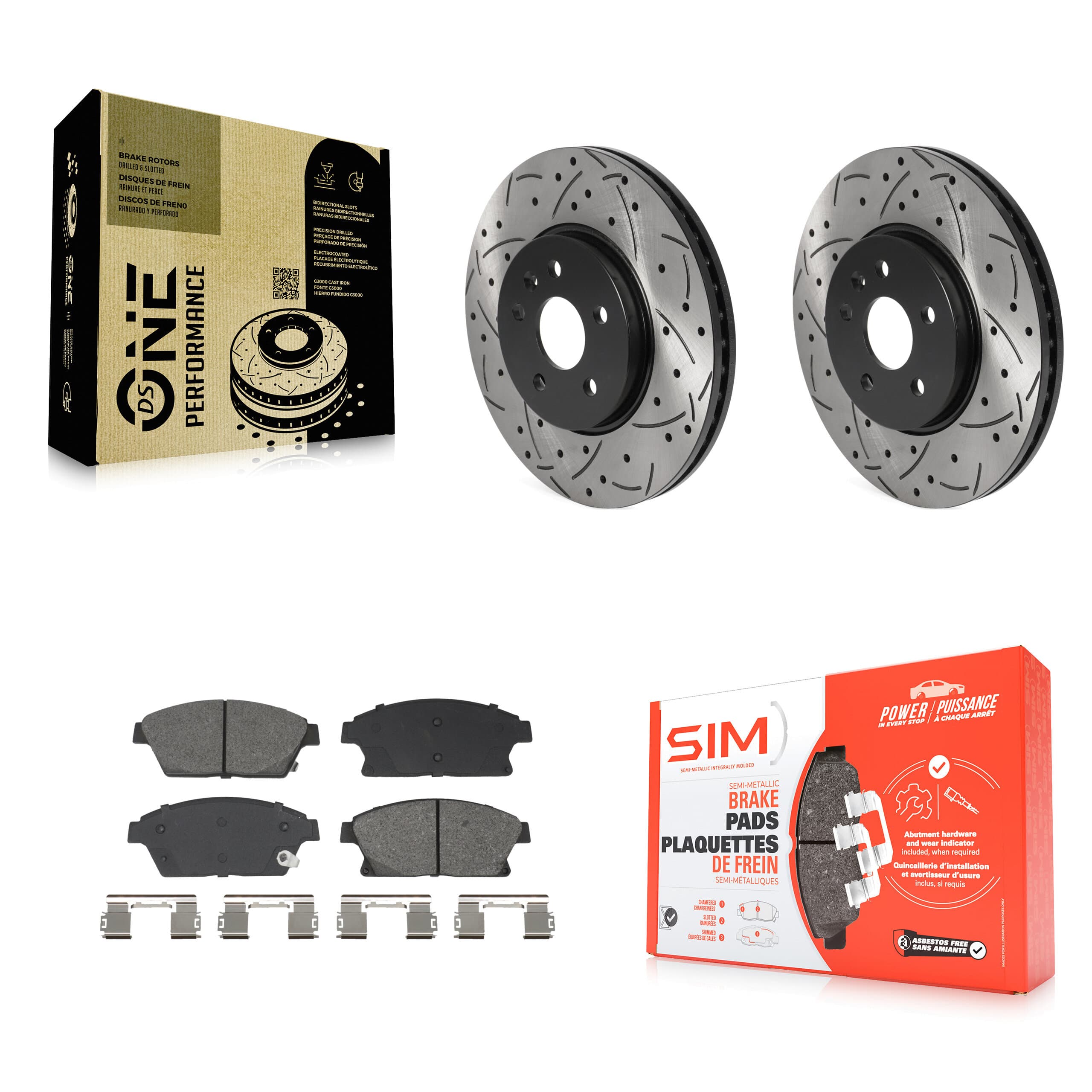 Transit Auto - KDS-101045 - Front Disc Brake Kits image 1