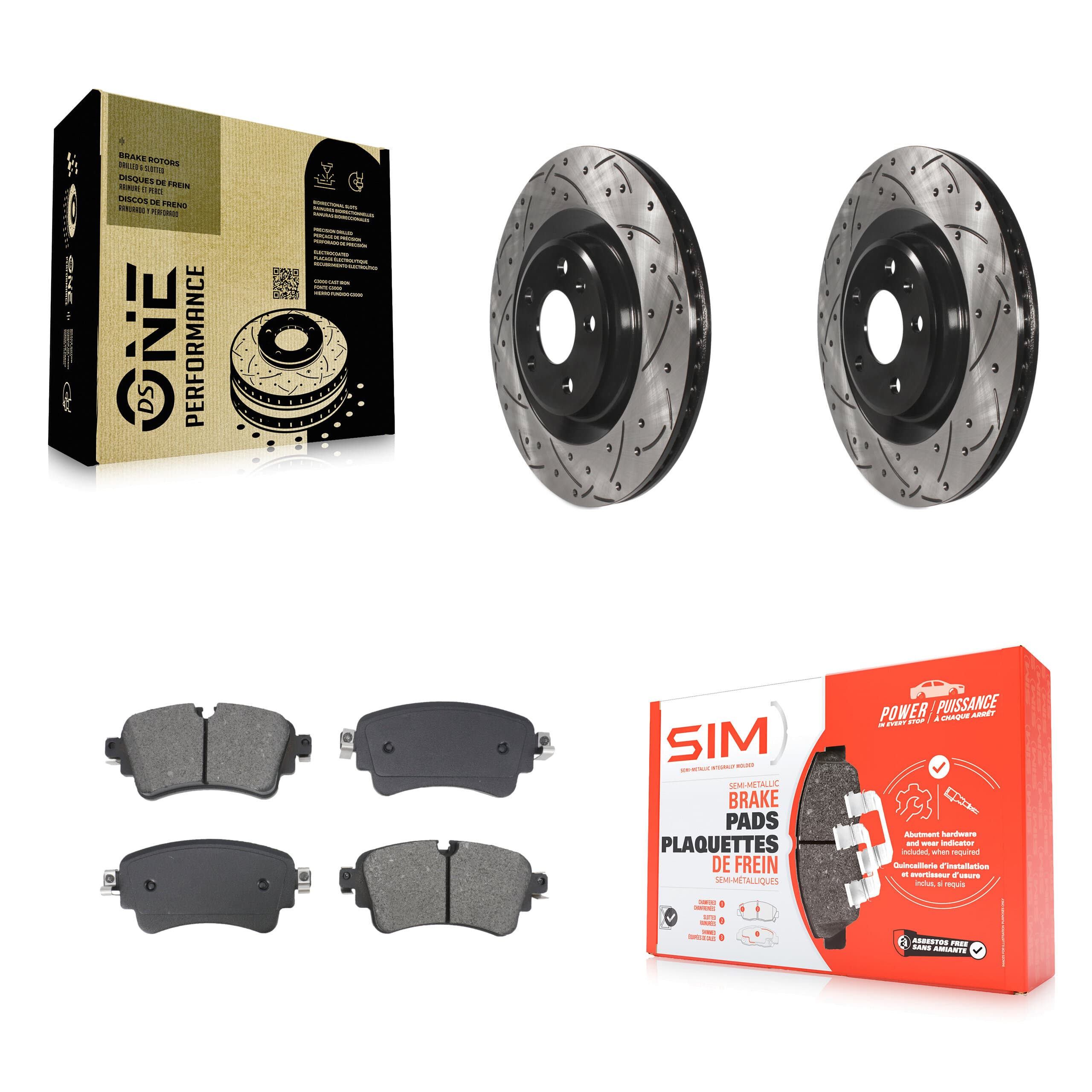 Transit Auto - KDS-101081 - Rear Disc Brake Kits image 1