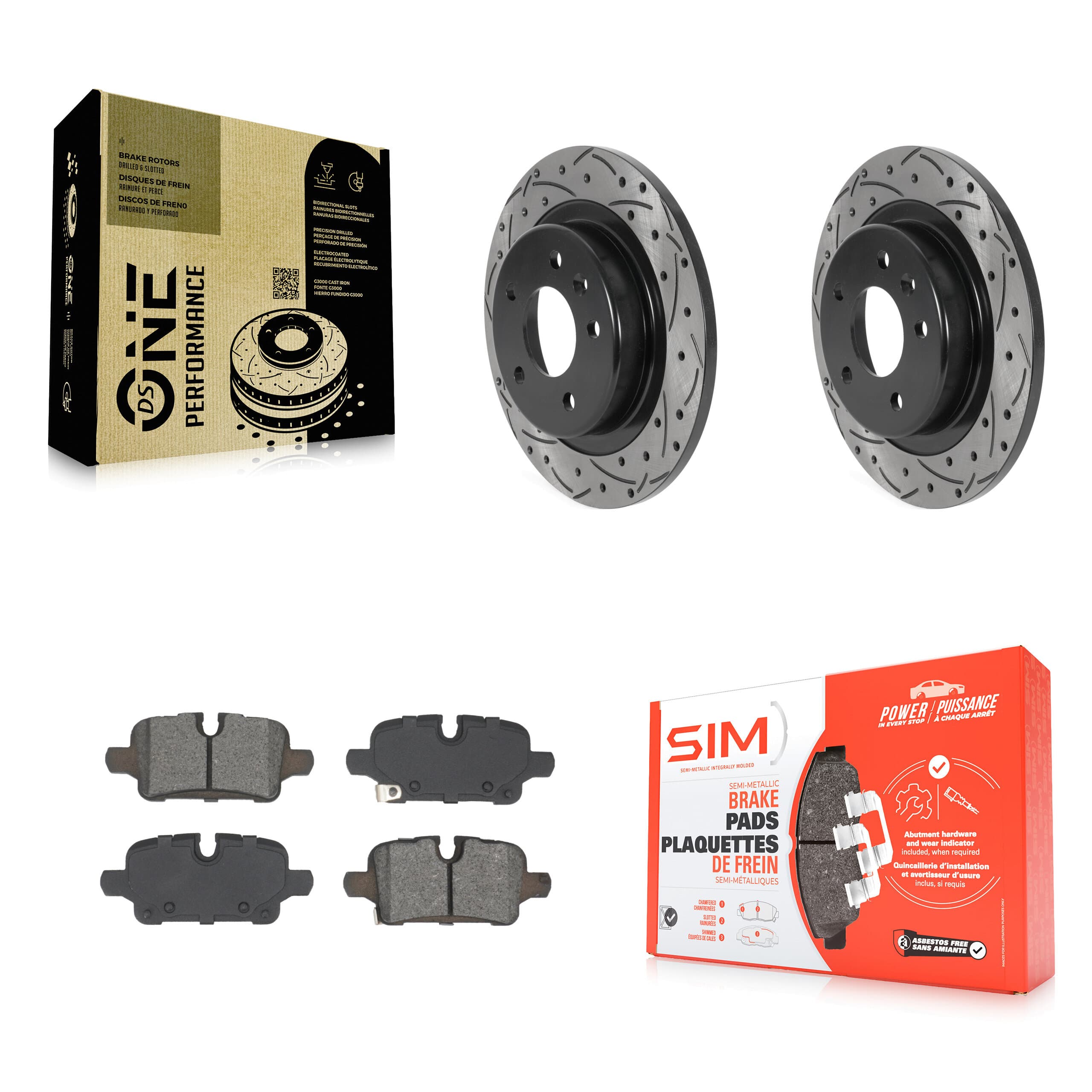 Transit Auto - KDS-101084 - Rear Disc Brake Kits image 1