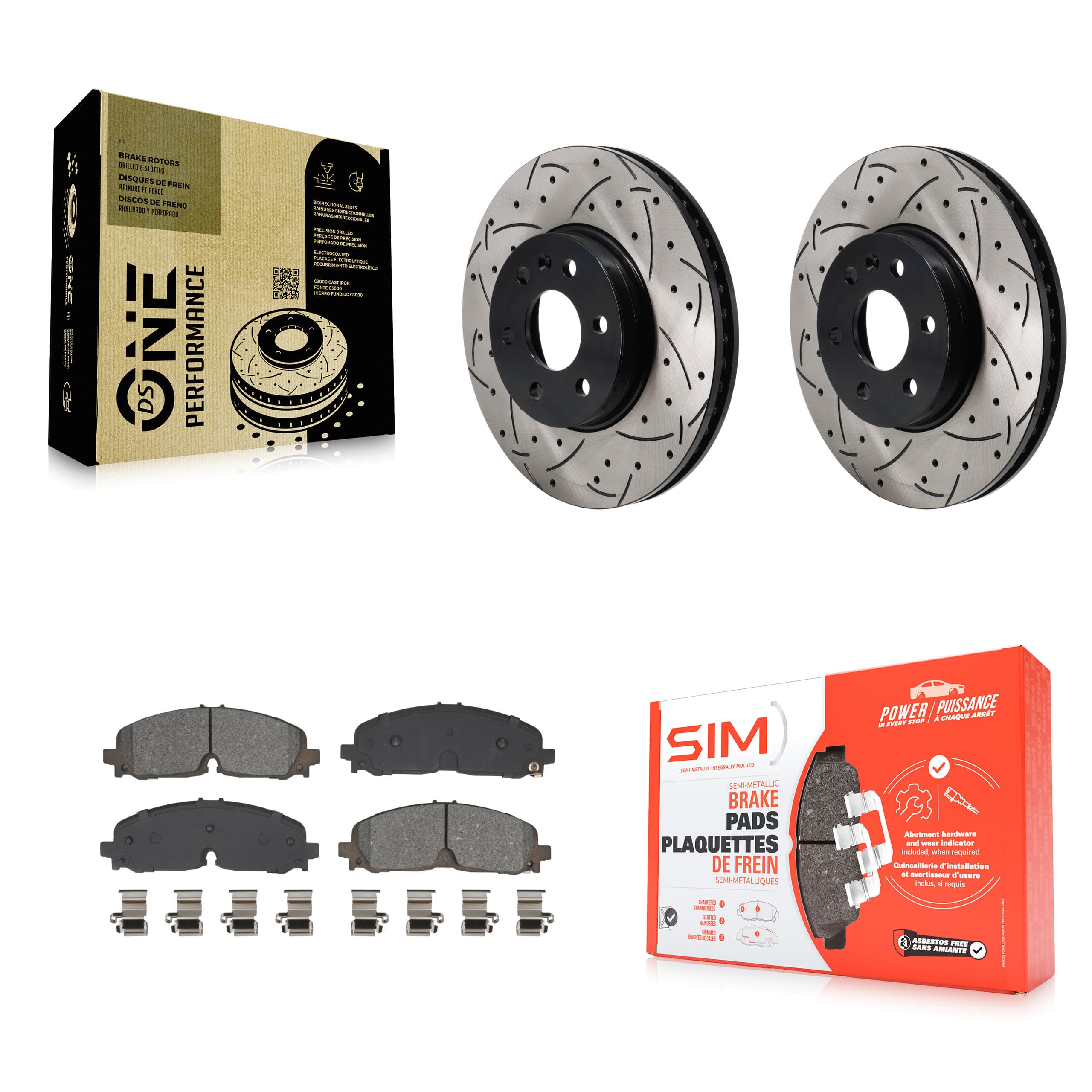 Transit Auto - KDS-101101 - Front Disc Brake Kits image 1