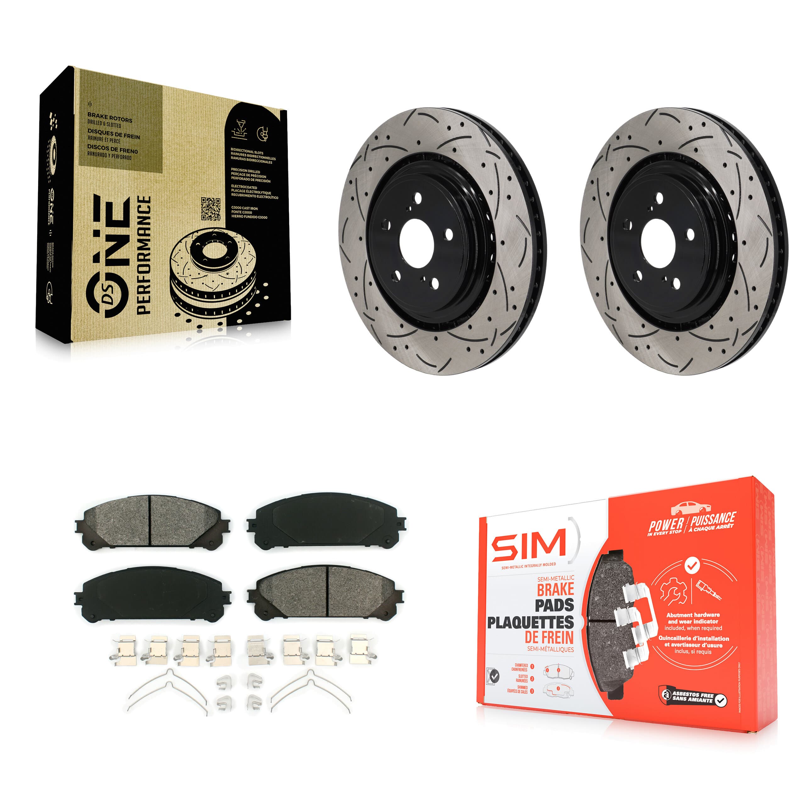 Transit Auto - KDS-101104 - Front Disc Brake Kits image 1