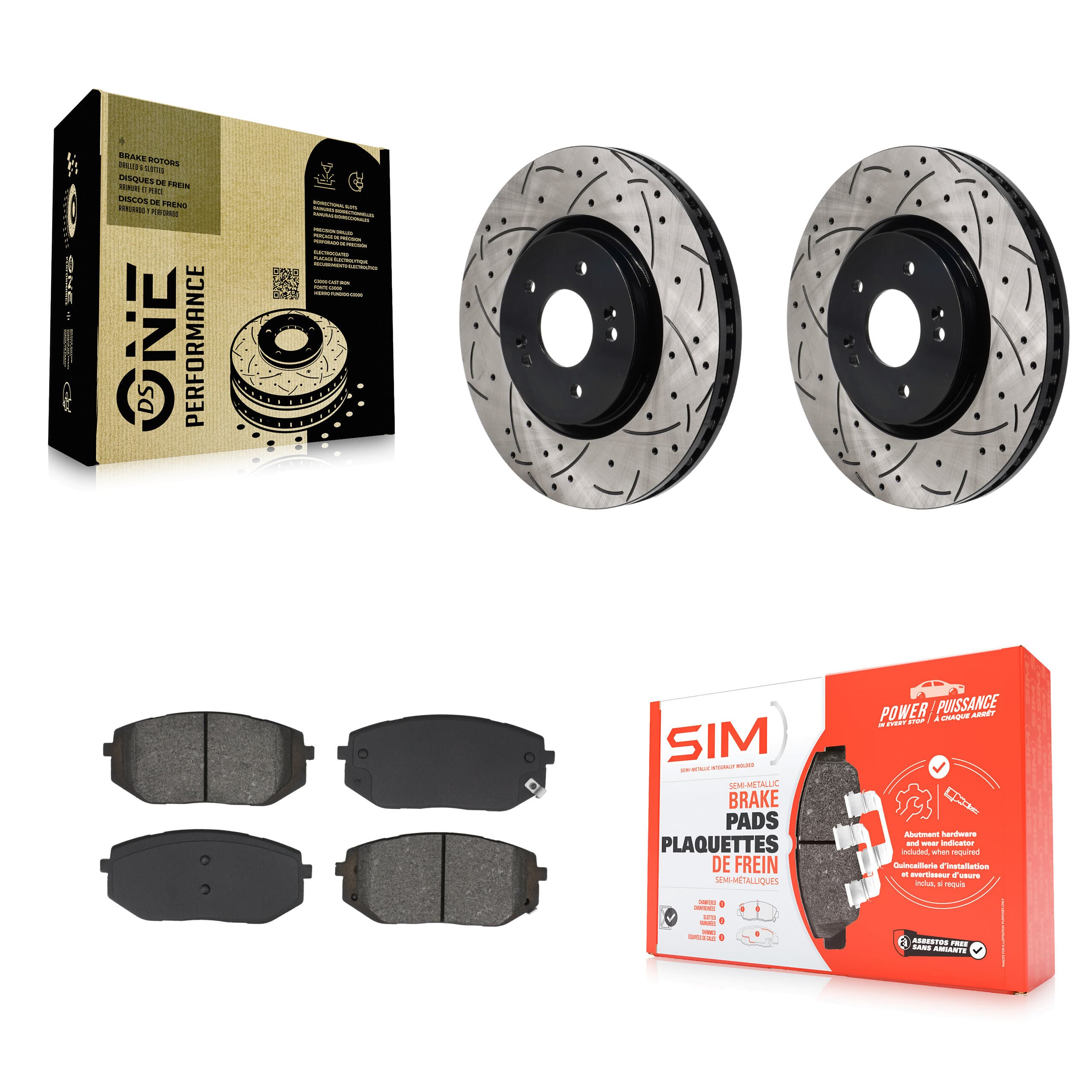 Transit Auto - KDS-101116 - Front Disc Brake Kits image 1