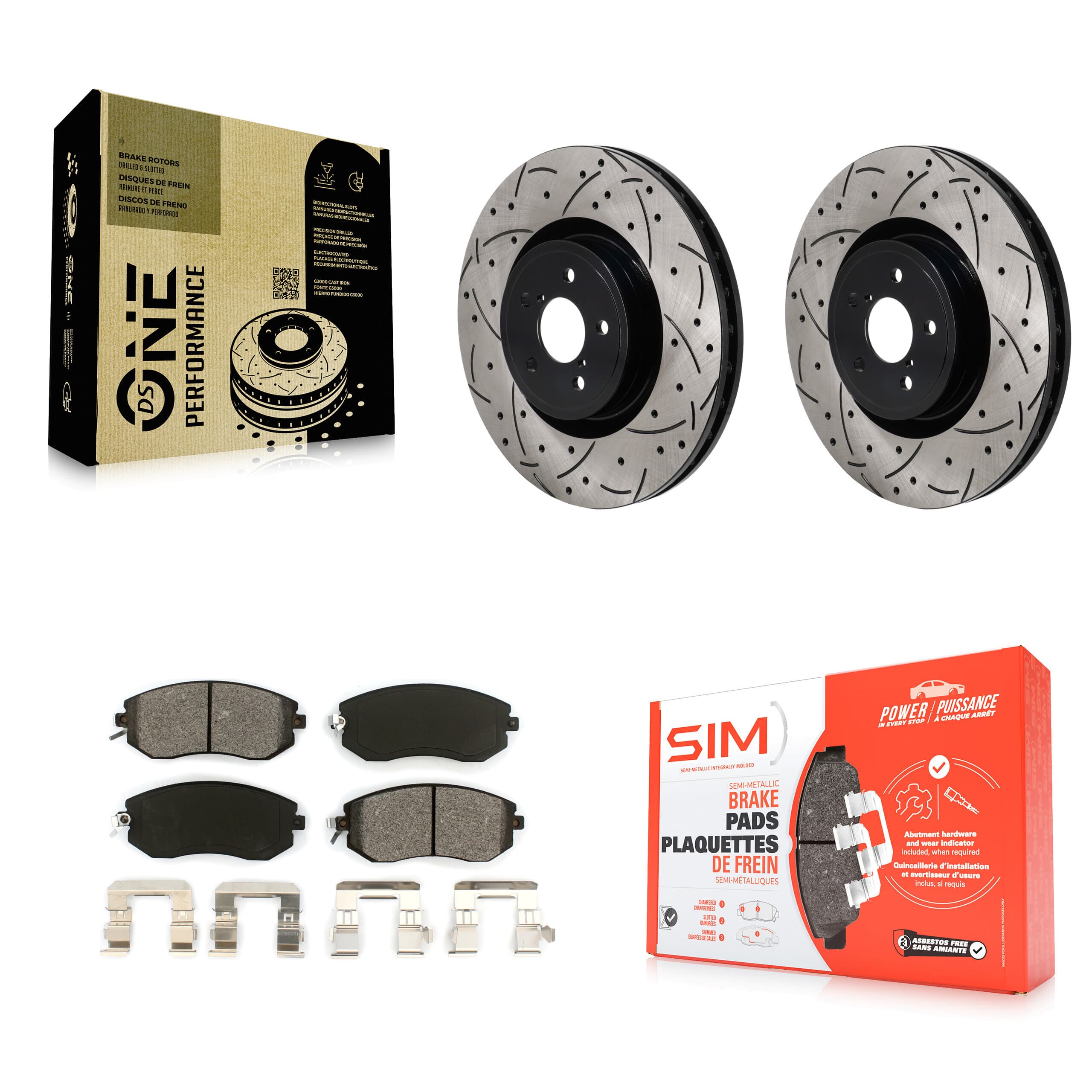Transit Auto - KDS-101122 - Front Disc Brake Kits image 1