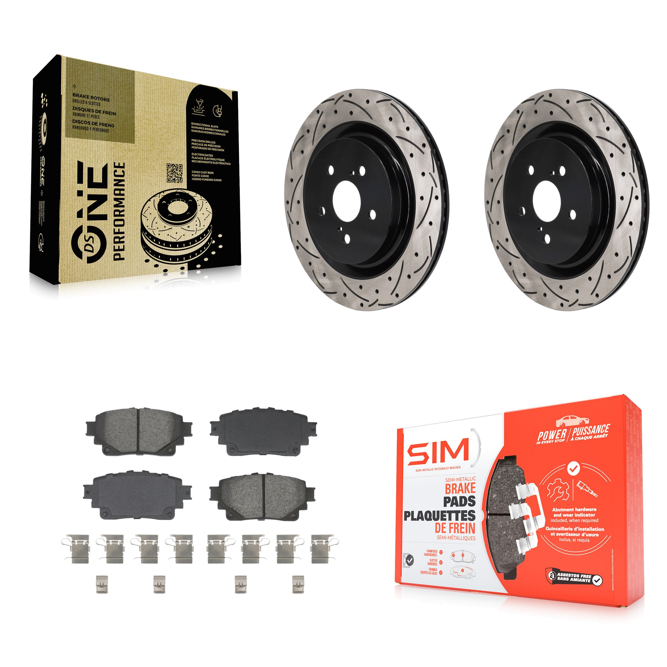 Transit Auto - KDS-101171 - Rear Disc Brake Kits image 1