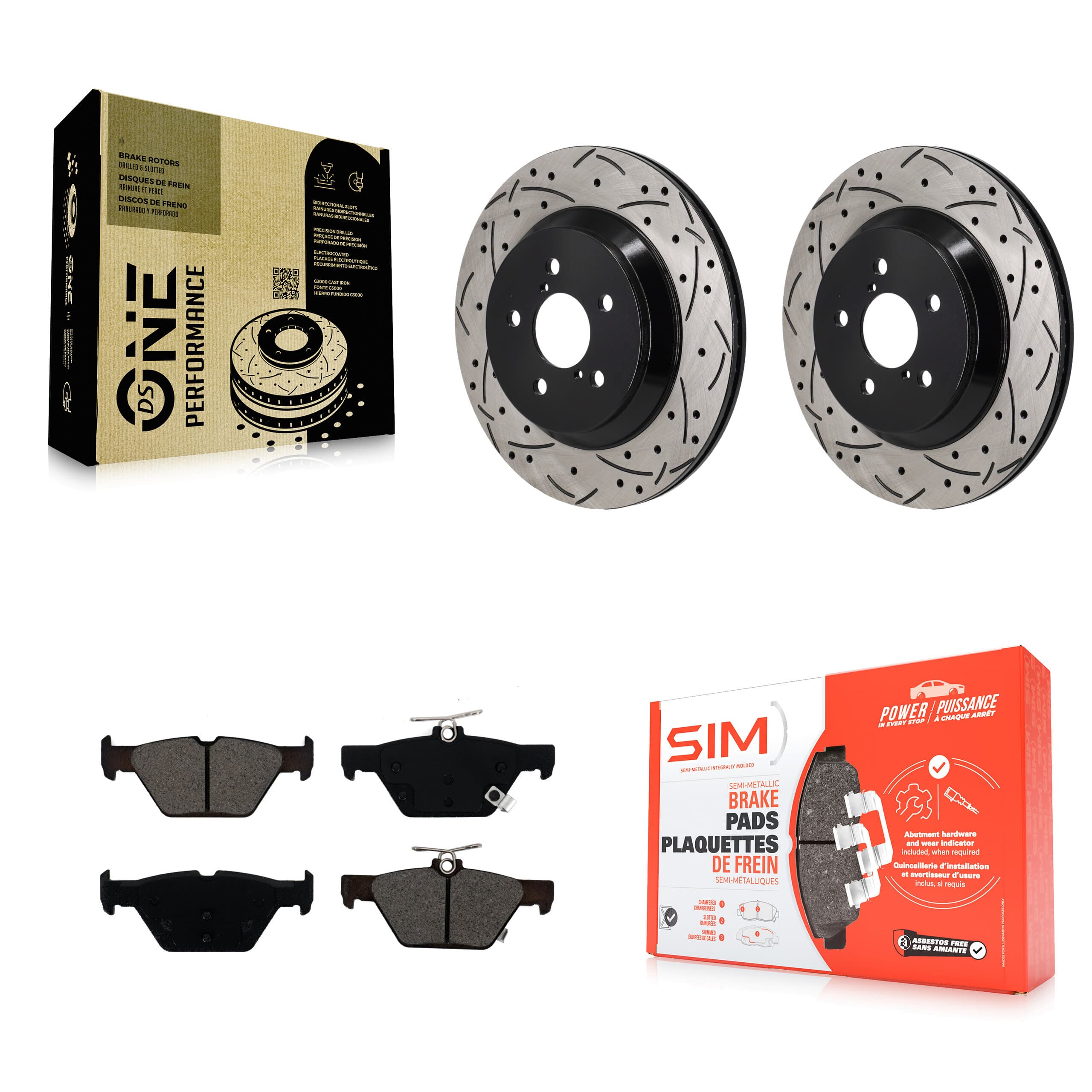 Transit Auto - KDS-101175 - Rear Disc Brake Kits image 1