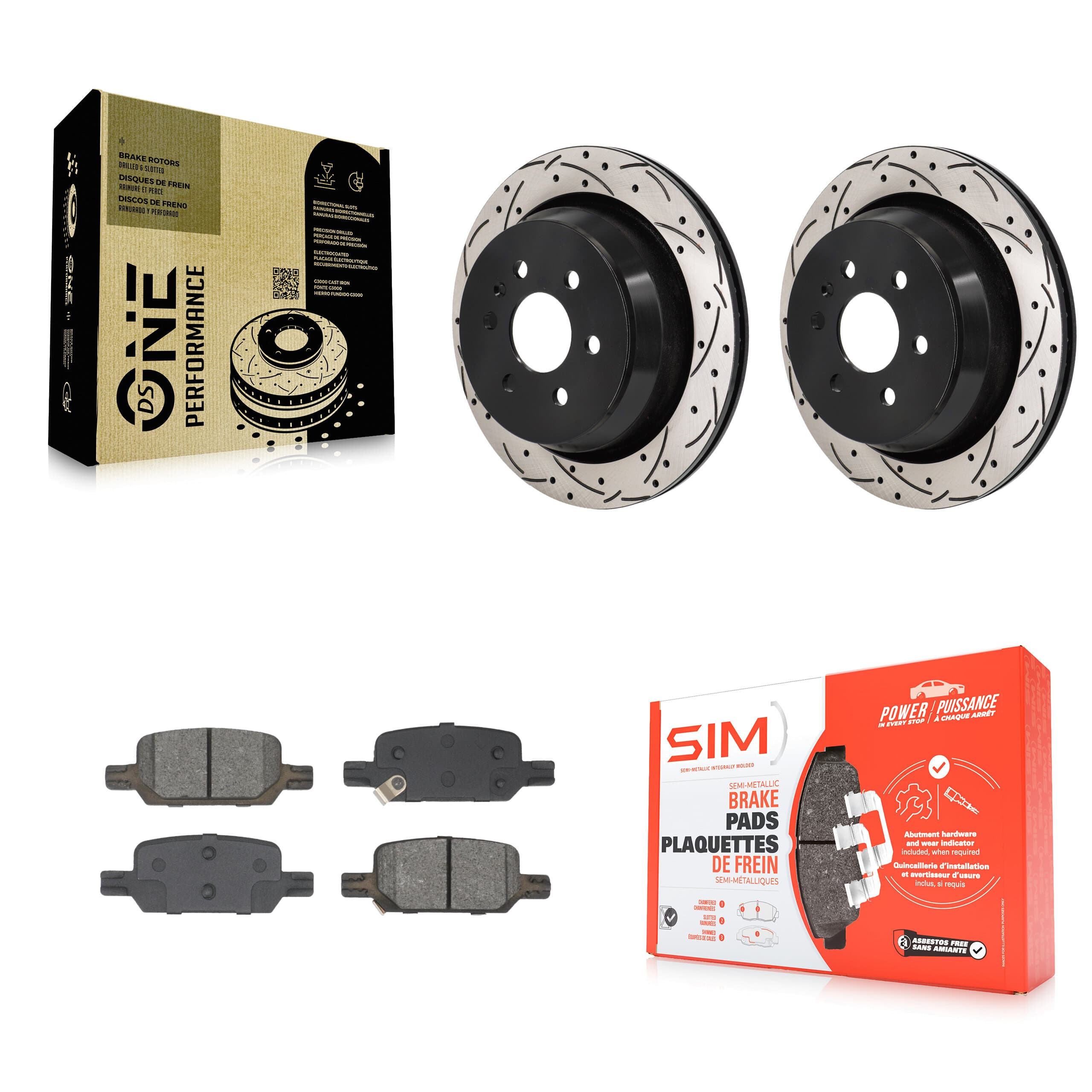 Transit Auto - KDS-101177 - Rear Disc Brake Kits image 1