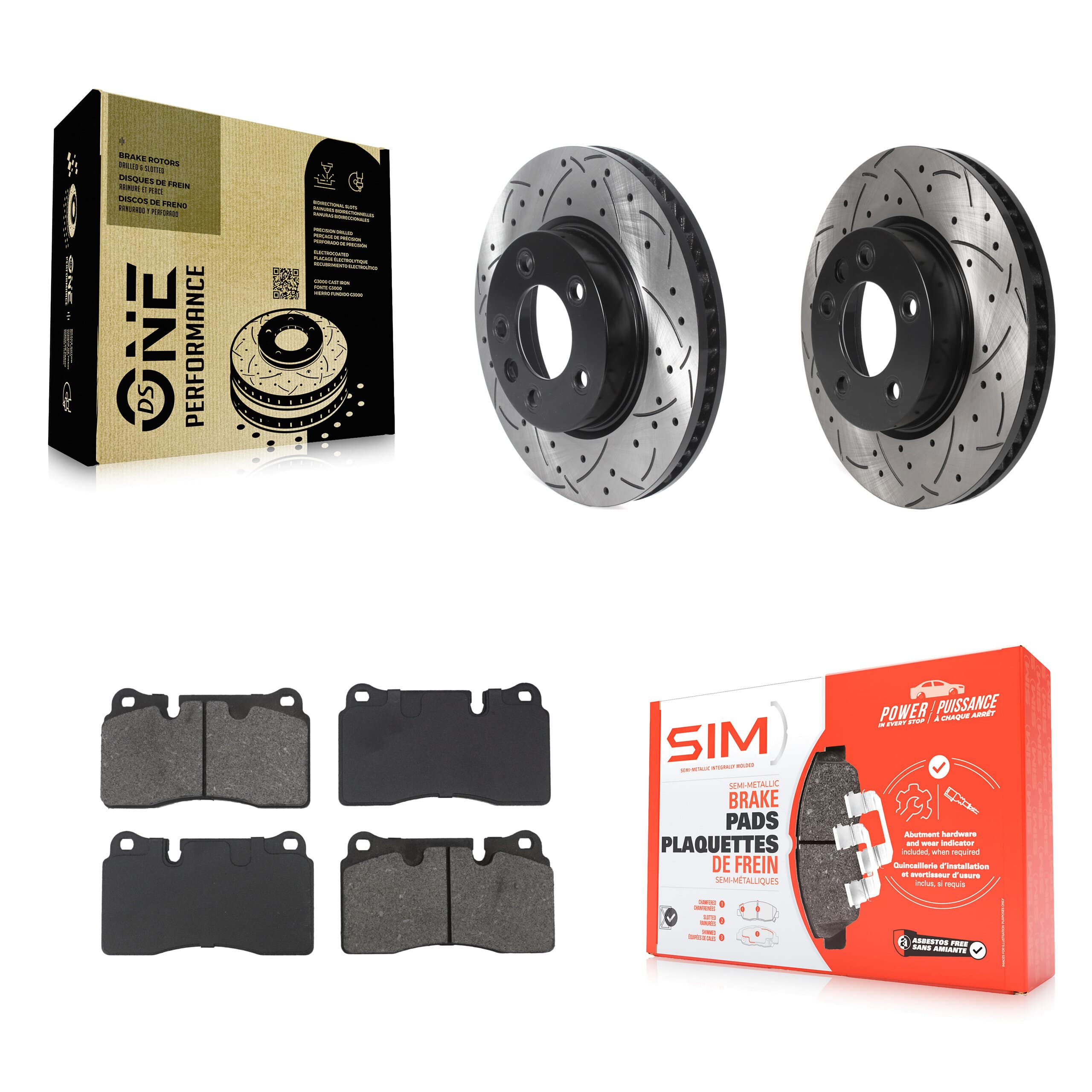 Transit Auto - KDS-101203 - Front Disc Brake Kits image 1