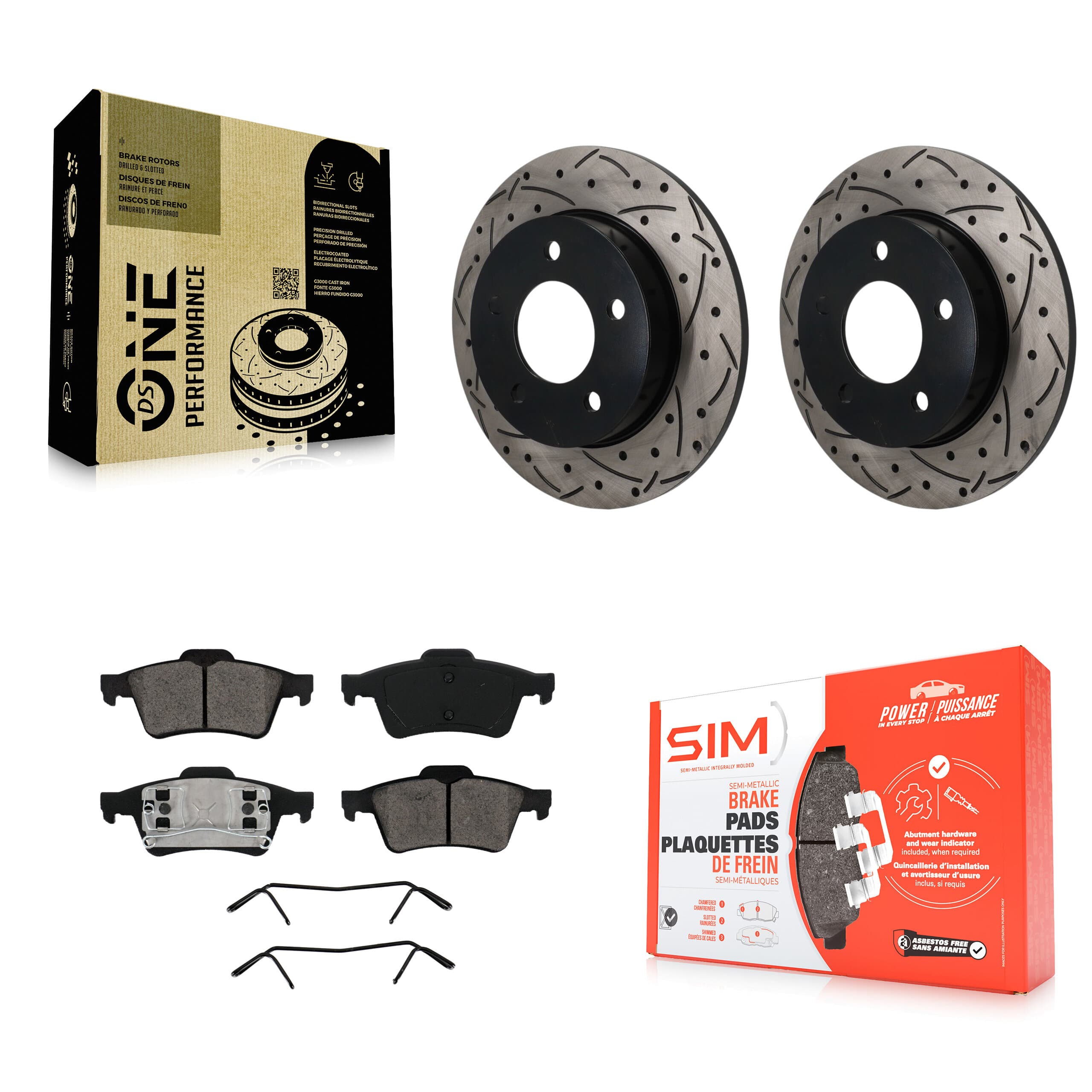 Transit Auto - KDS-101656 - Rear Disc Brake Kits image 1