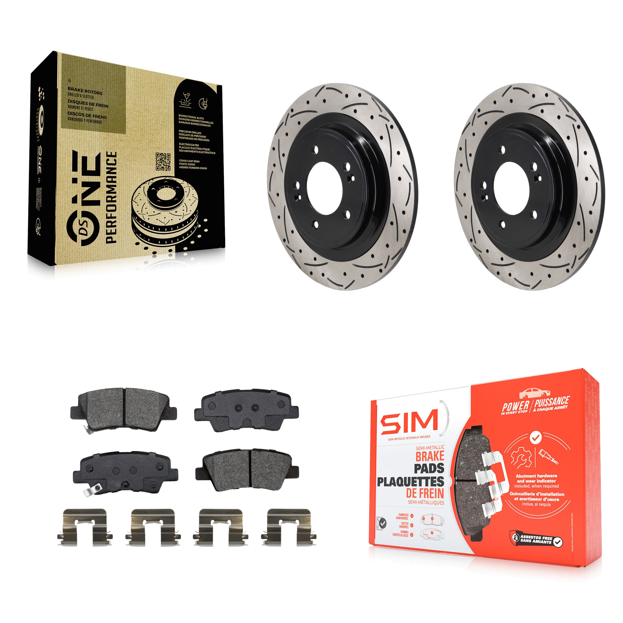 Transit Auto - KDS-101664 - Rear Disc Brake Kits image 1