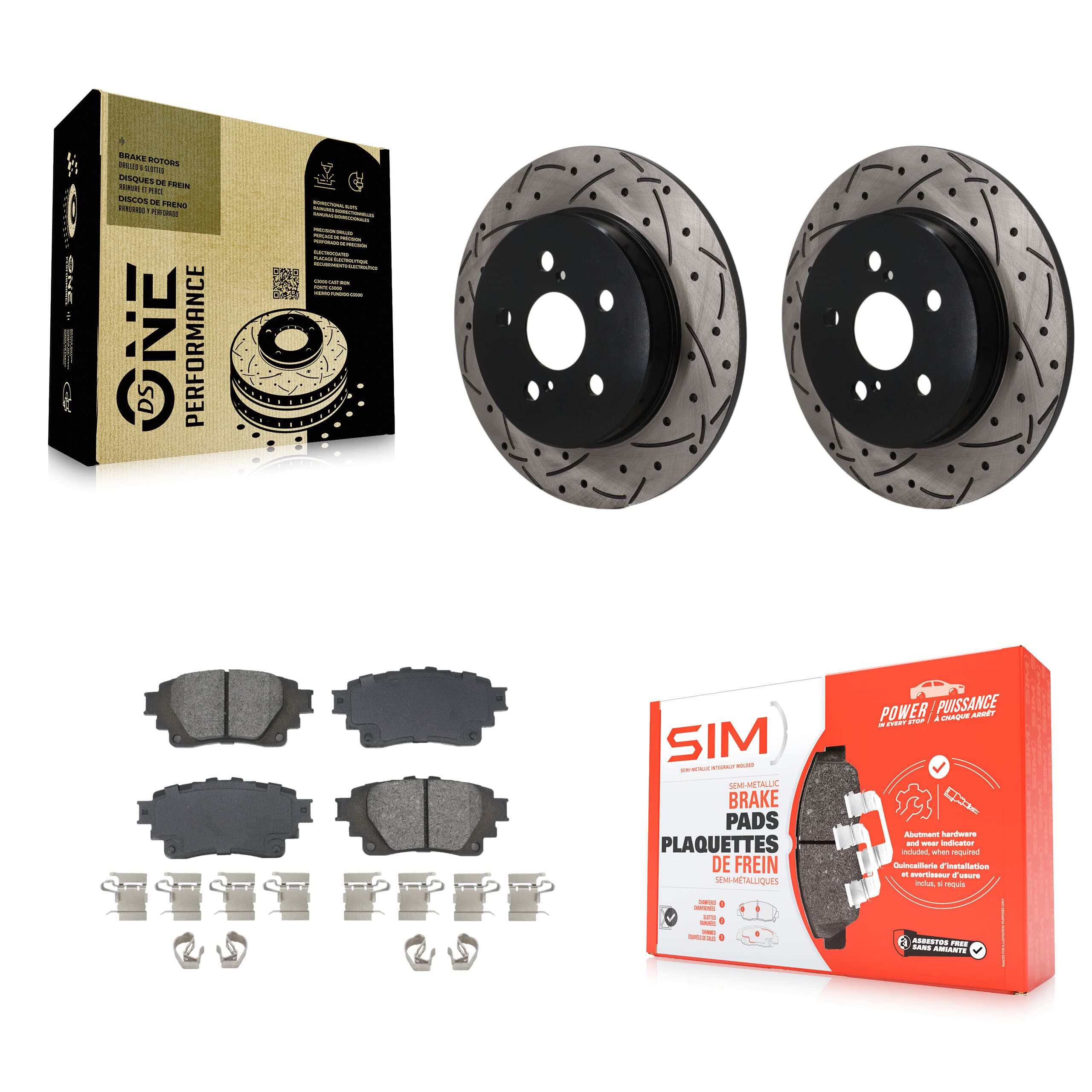 Transit Auto - KDS-101671 - Rear Disc Brake Kits image 1
