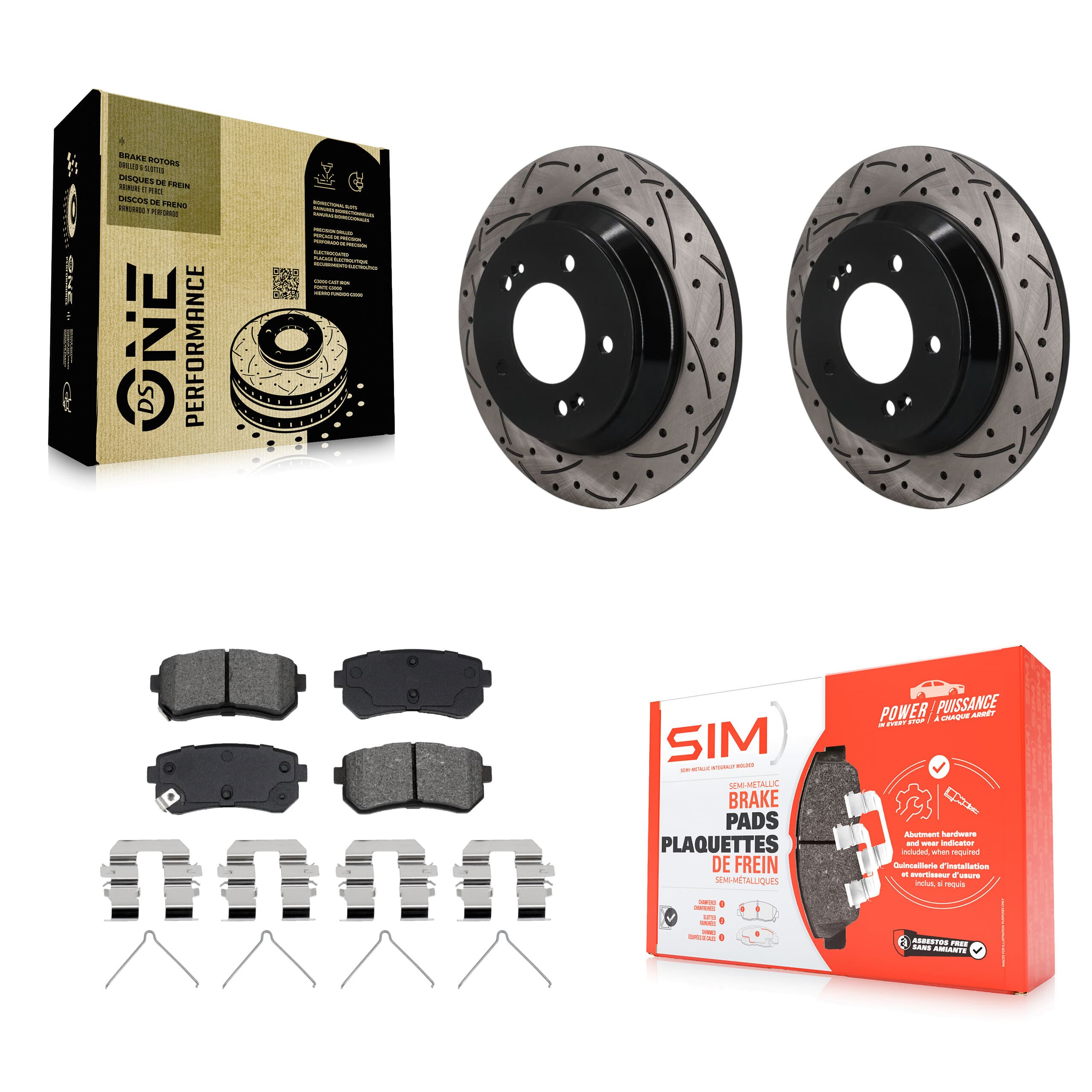 Transit Auto - KDS-101680 - Rear Disc Brake Kits image 1