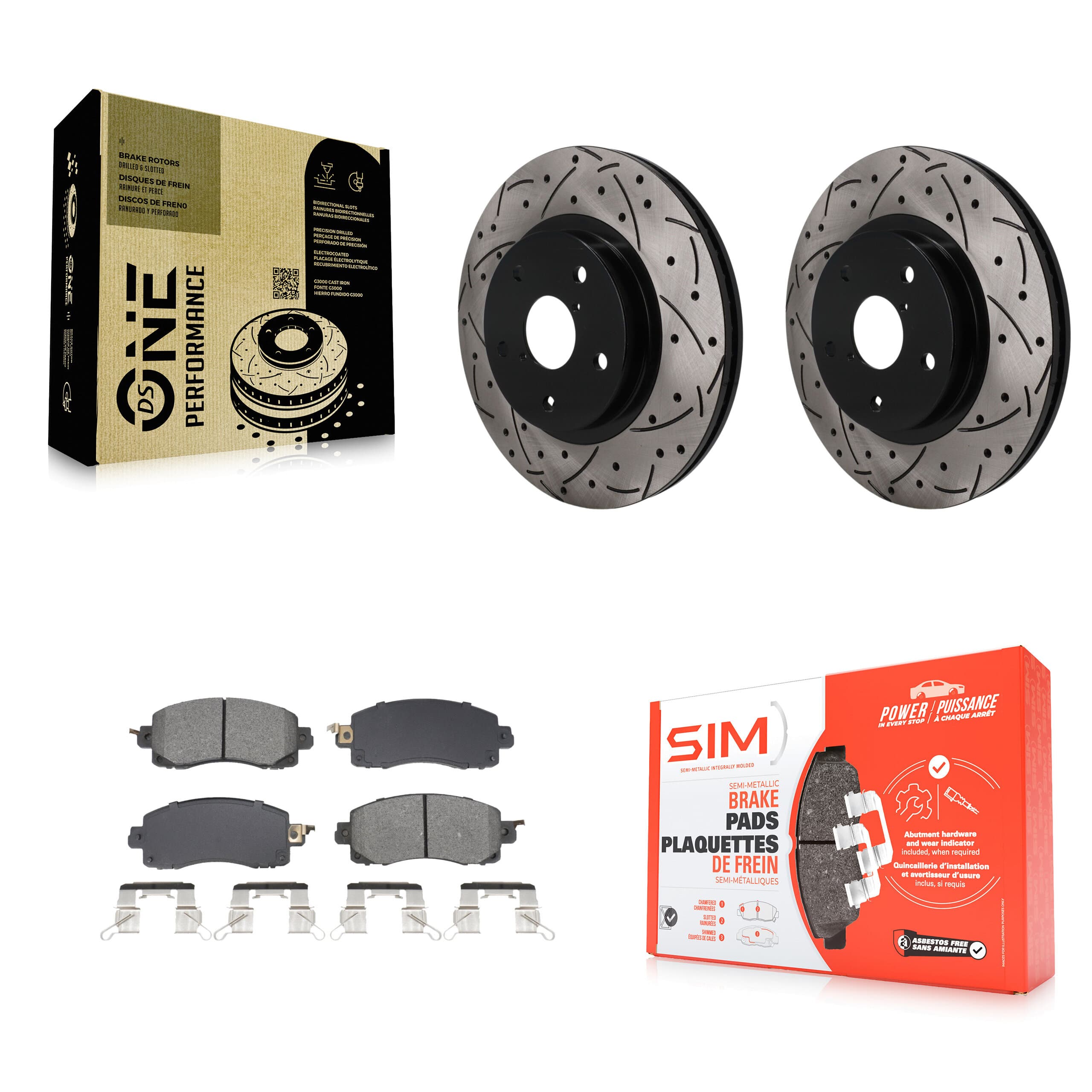 Transit Auto - KDS-101706 - Front Disc Brake Kits image 1