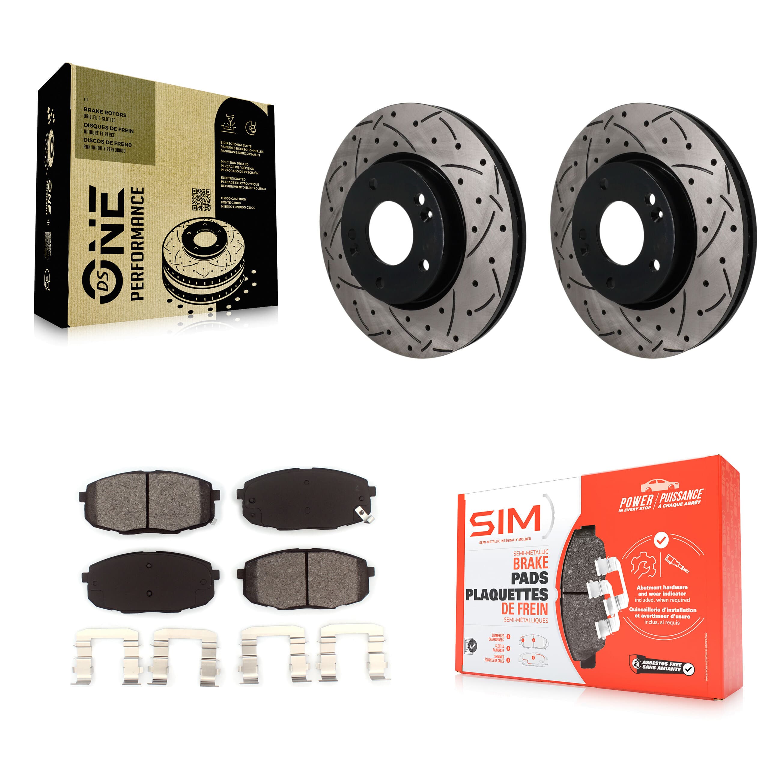Transit Auto - KDS-101712 - Front Disc Brake Kits image 1