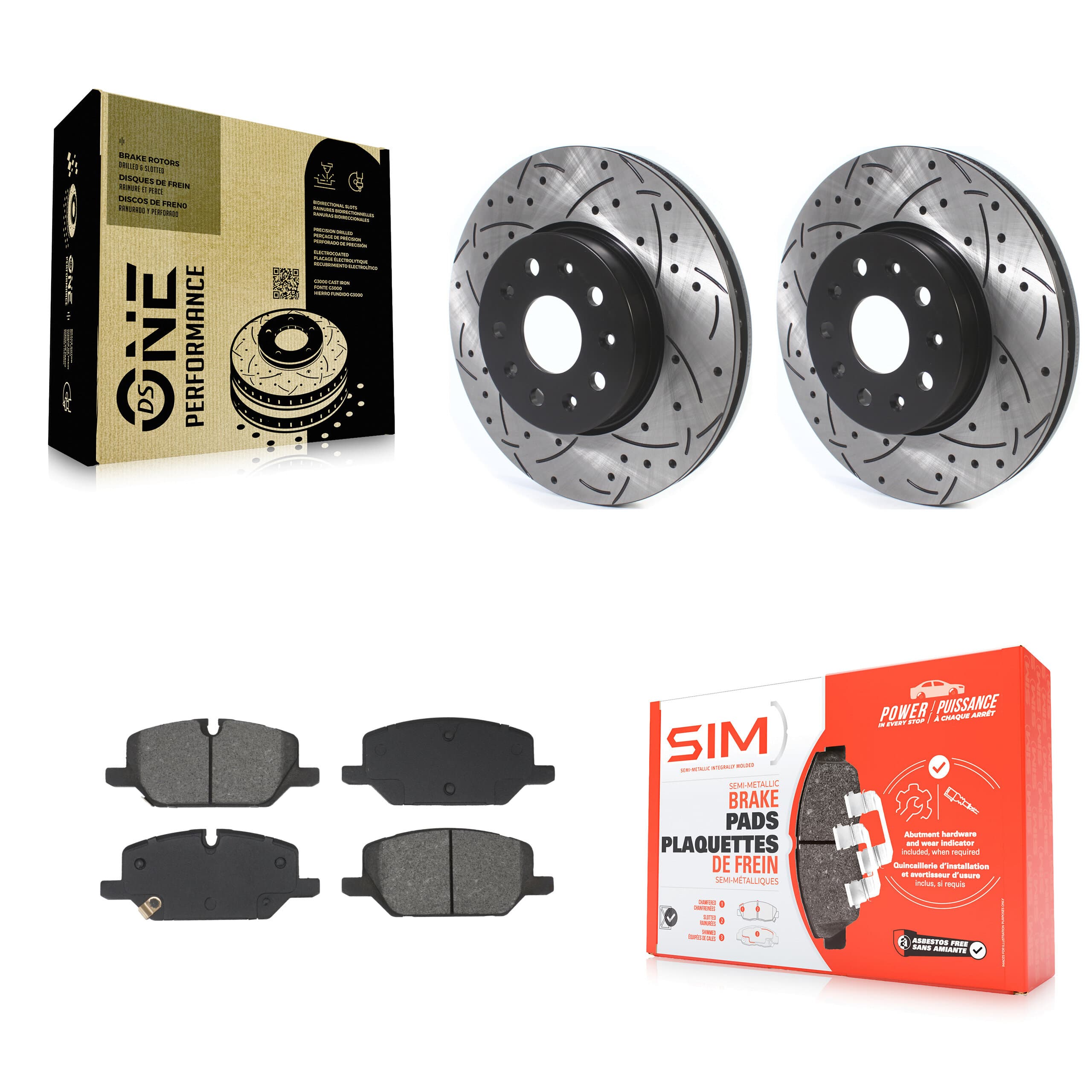 Transit Auto - KDS-101738 - Front Disc Brake Kits image 1