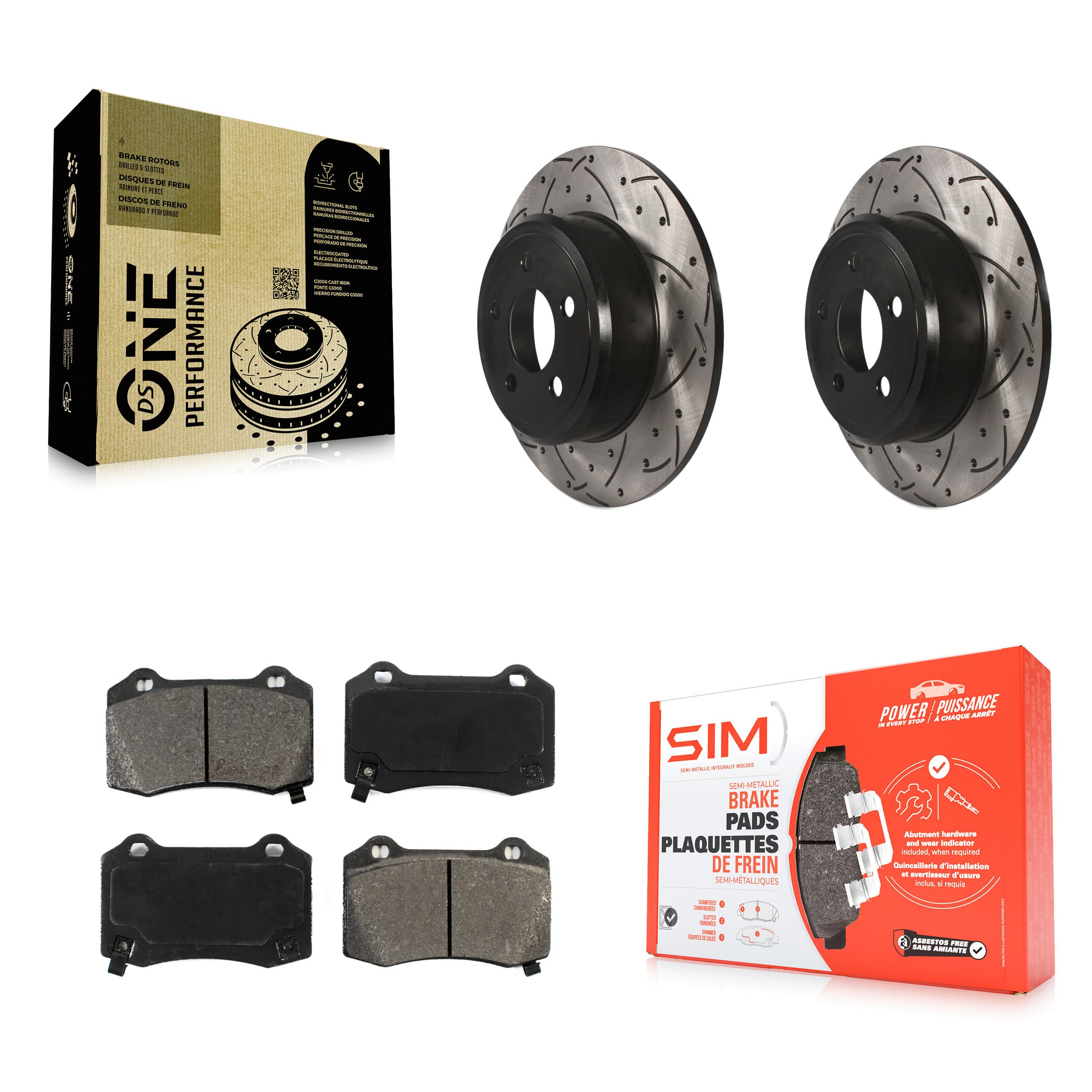 Transit Auto - KDS-101806 - Rear Disc Brake Kits image 1