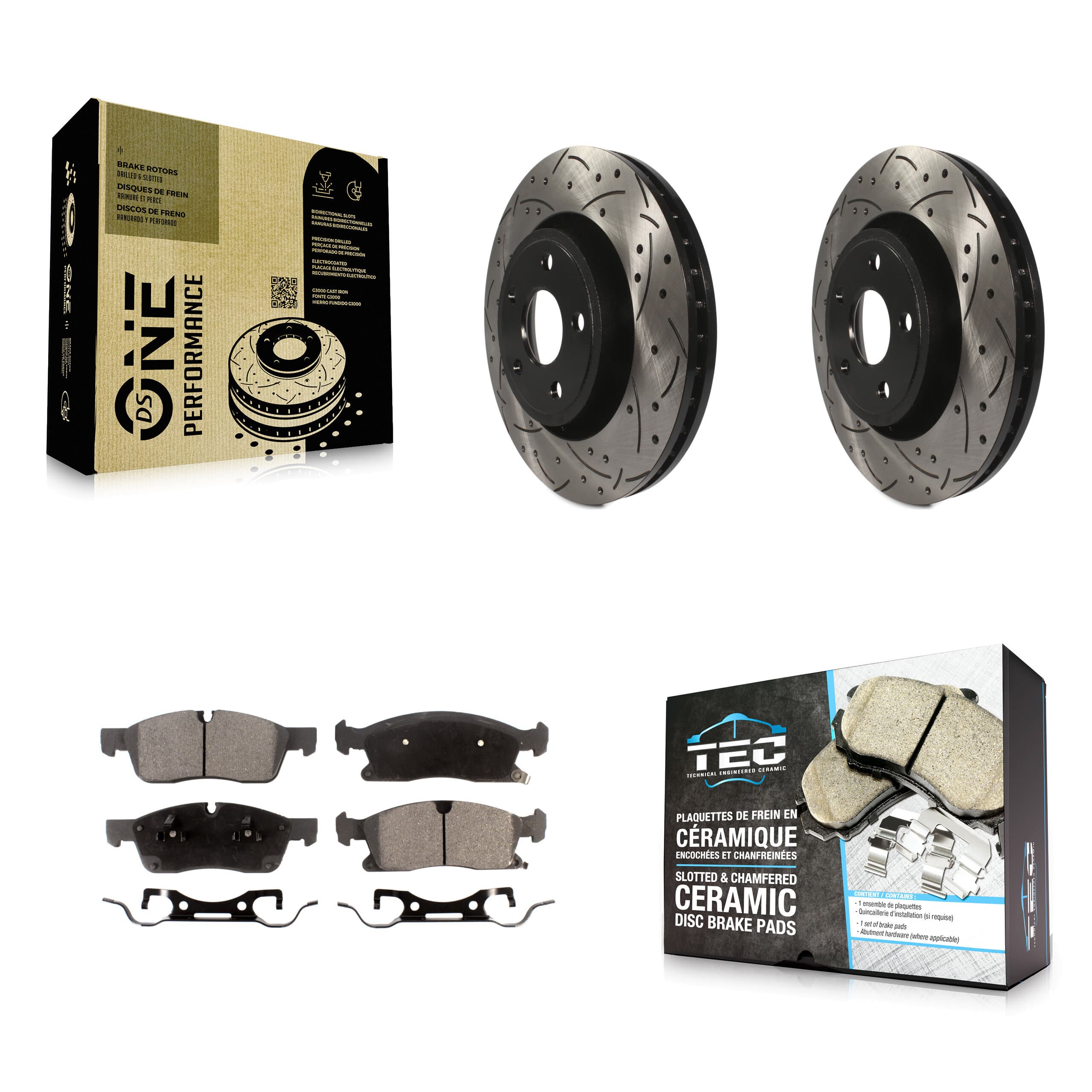 Transit Auto - KDT-100053 - Front Disc Brake Kits image 1
