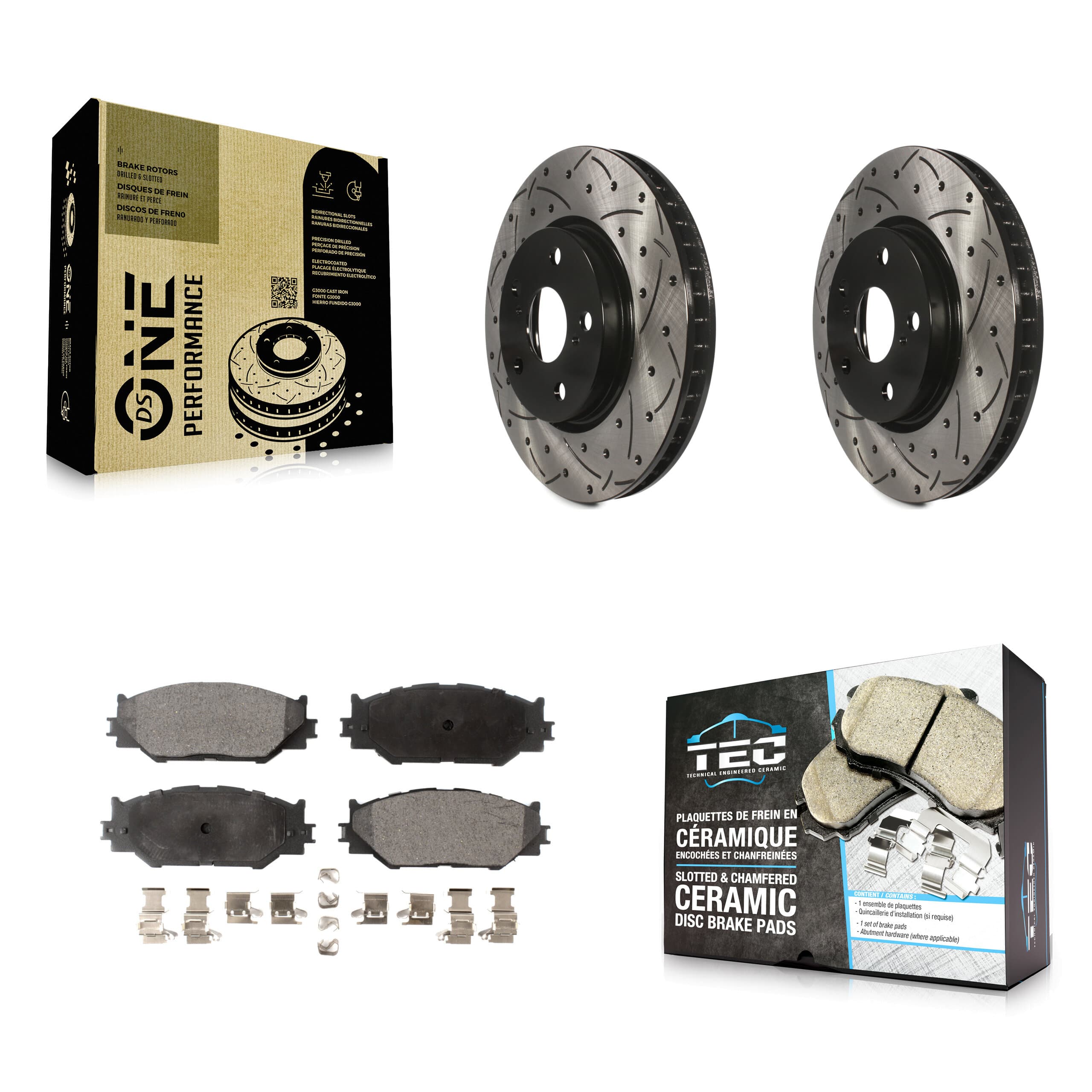 Transit Auto - KDT-100101 - Front Disc Brake Kits image 1