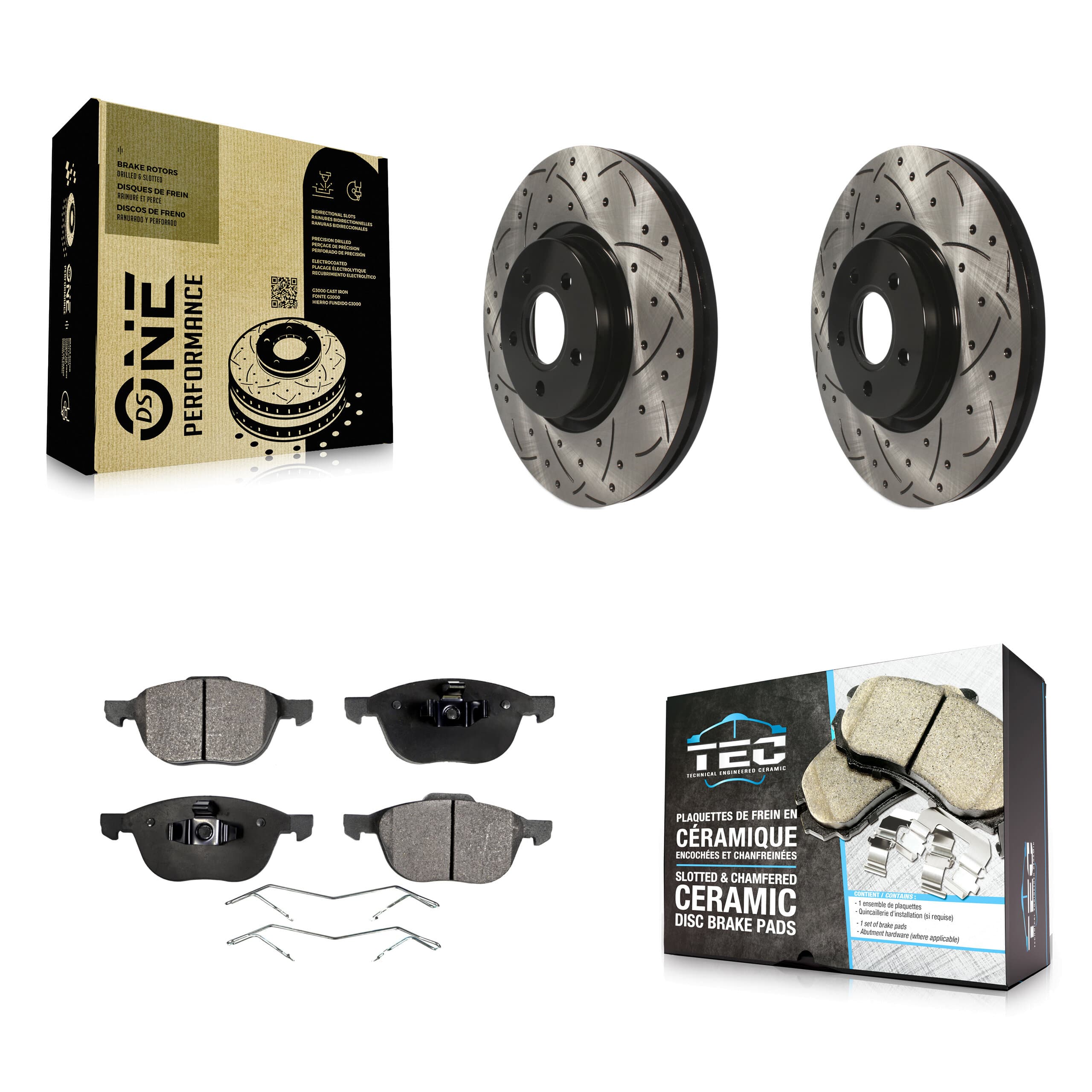Transit Auto - KDT-100106 - Front Disc Brake Kits image 1