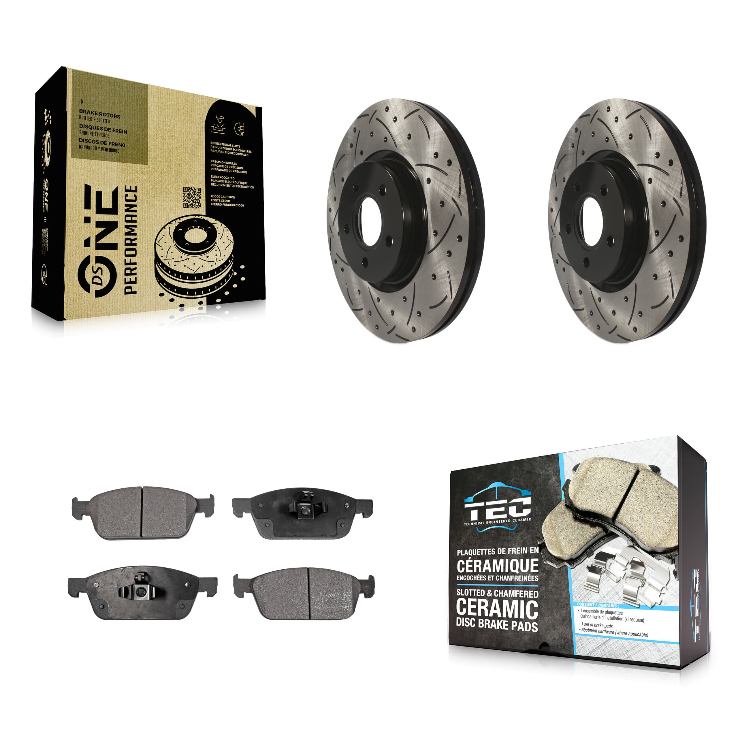 Transit Auto - KDT-100107 - Front Disc Brake Kits image 1