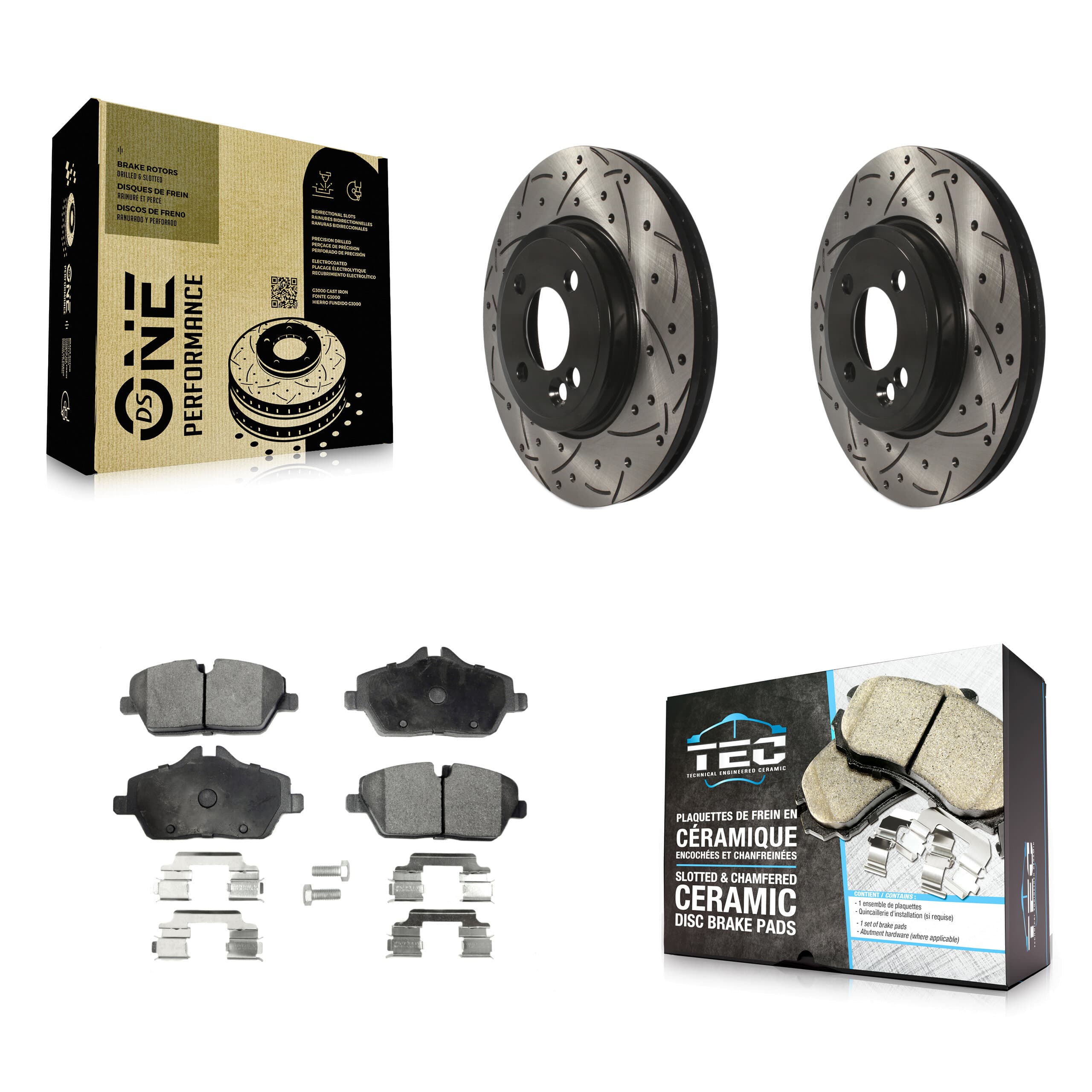 Transit Auto - KDT-100117 - Front Disc Brake Kits image 1