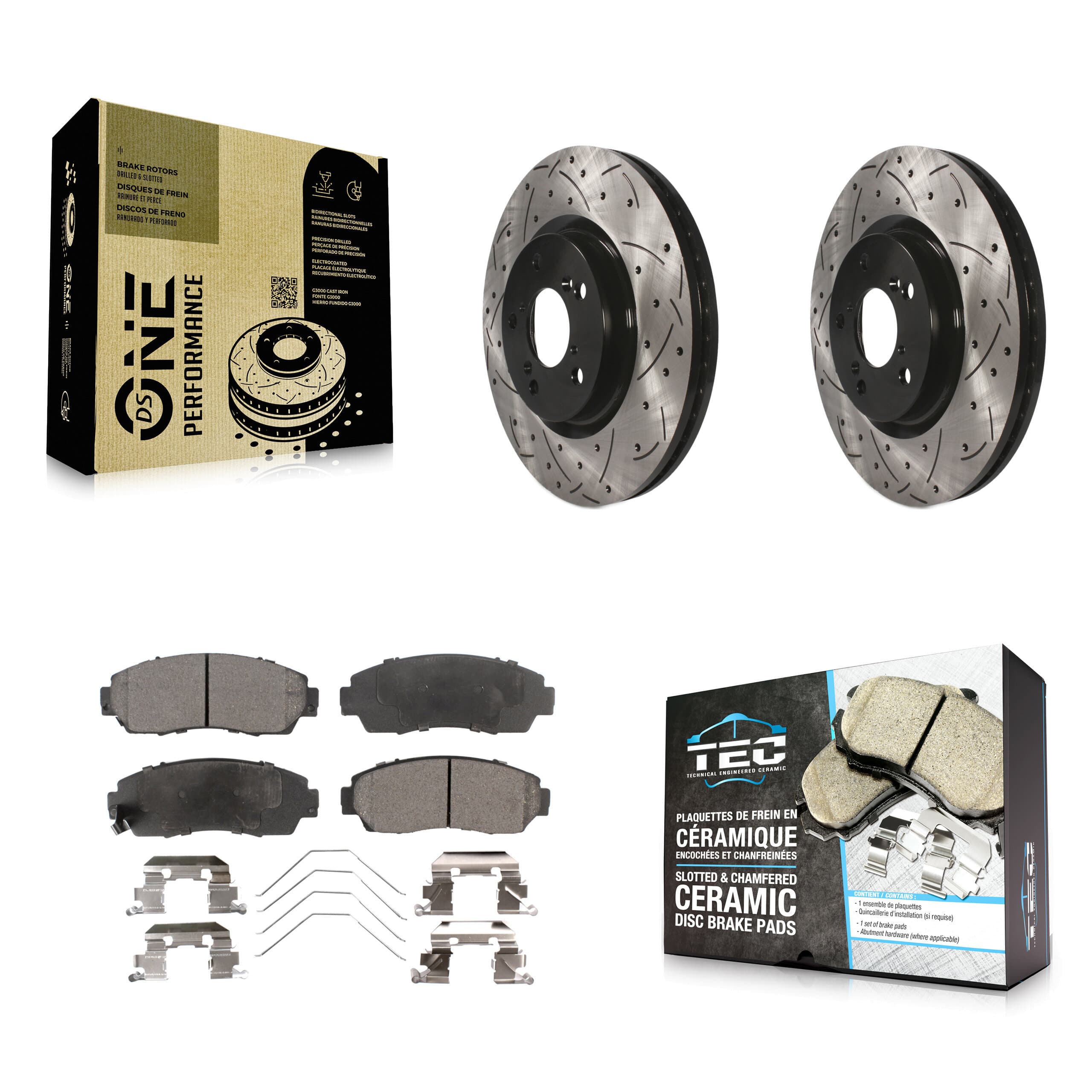 Transit Auto - KDT-100134 - Front Disc Brake Kits image 1