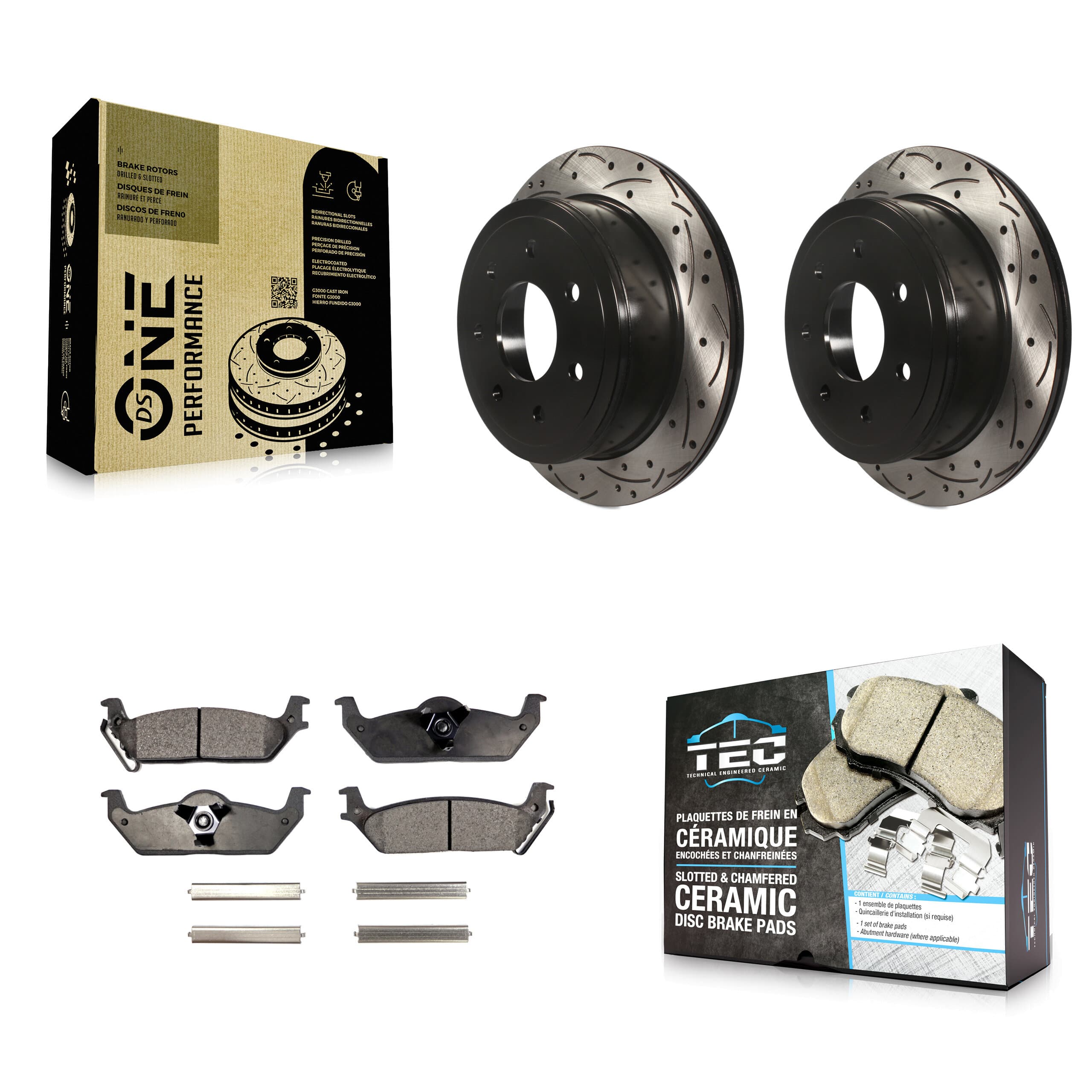 Transit Auto - KDT-100446 - Rear Disc Brake Kits image 1
