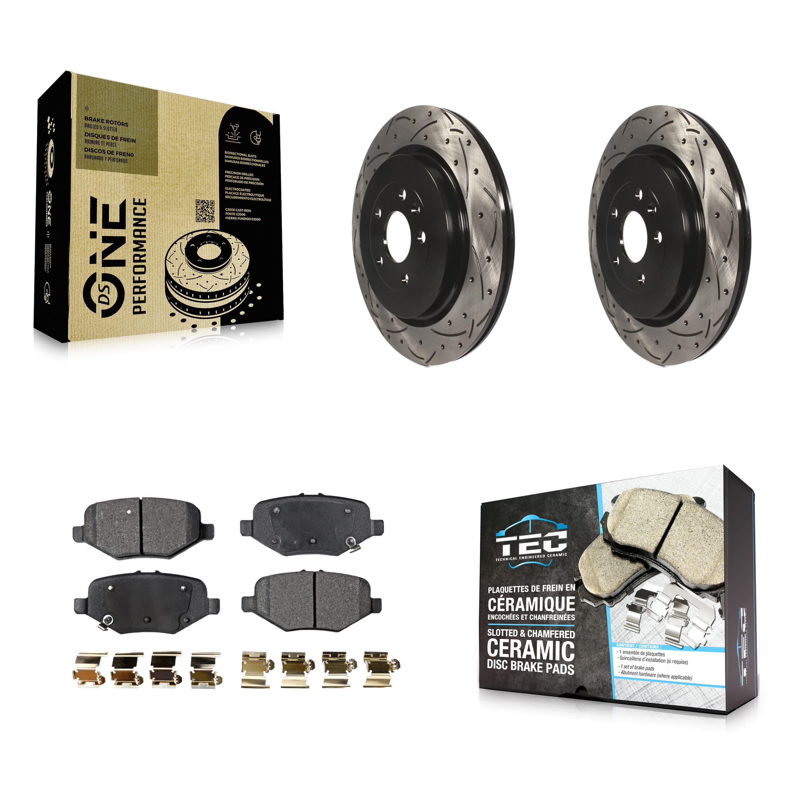 Transit Auto - KDT-100465 - Rear Disc Brake Kits image 1