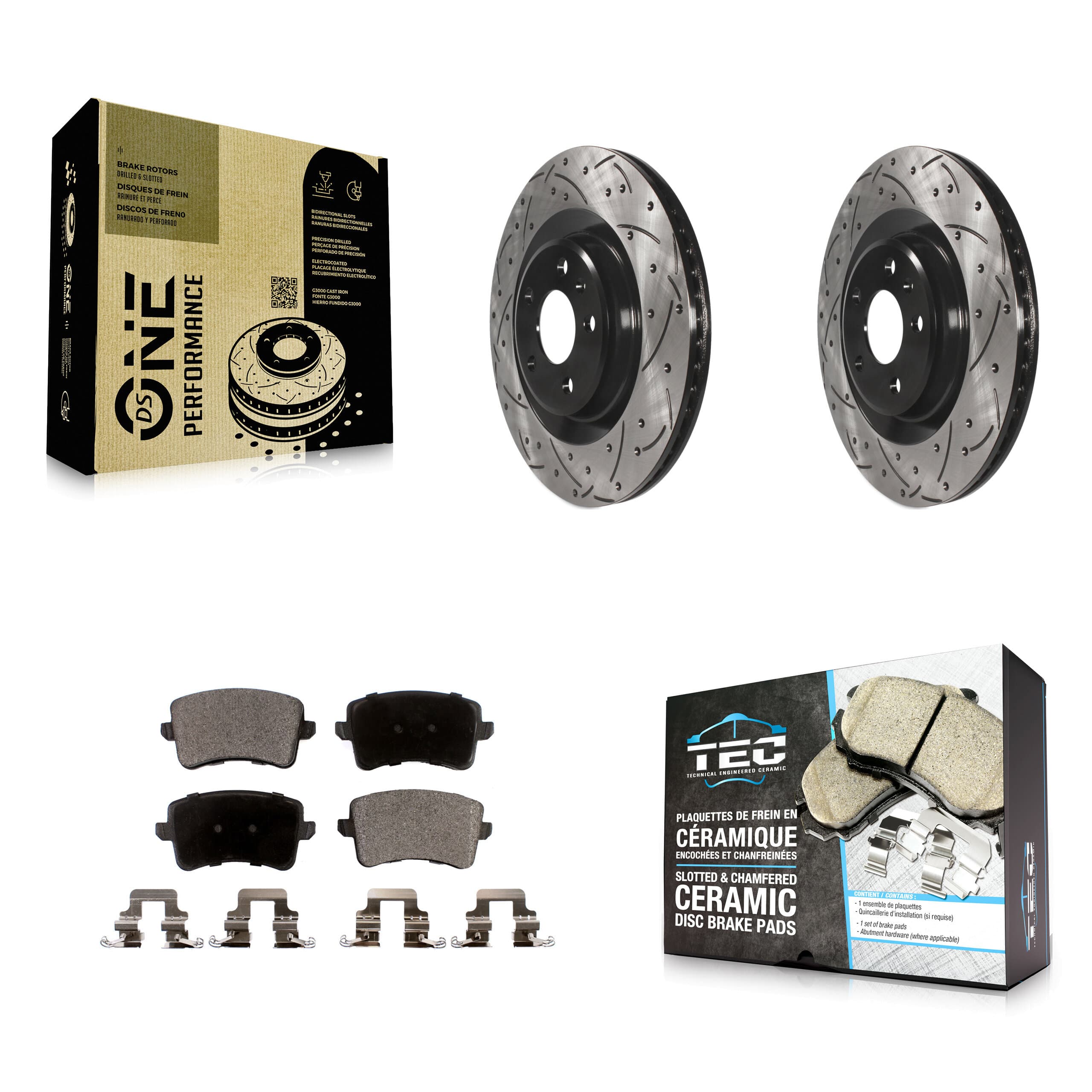 Transit Auto - KDT-100537 - Rear Disc Brake Kits image 1