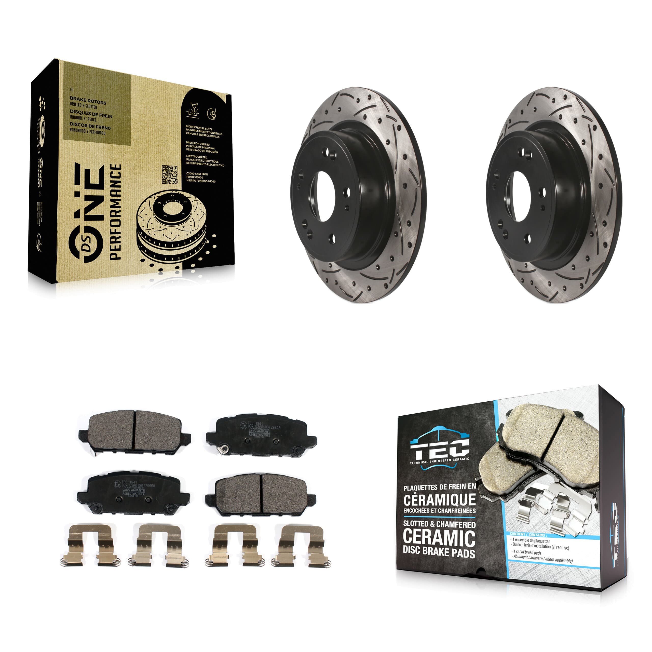 Transit Auto - KDT-100573 - Rear Disc Brake Kits image 1