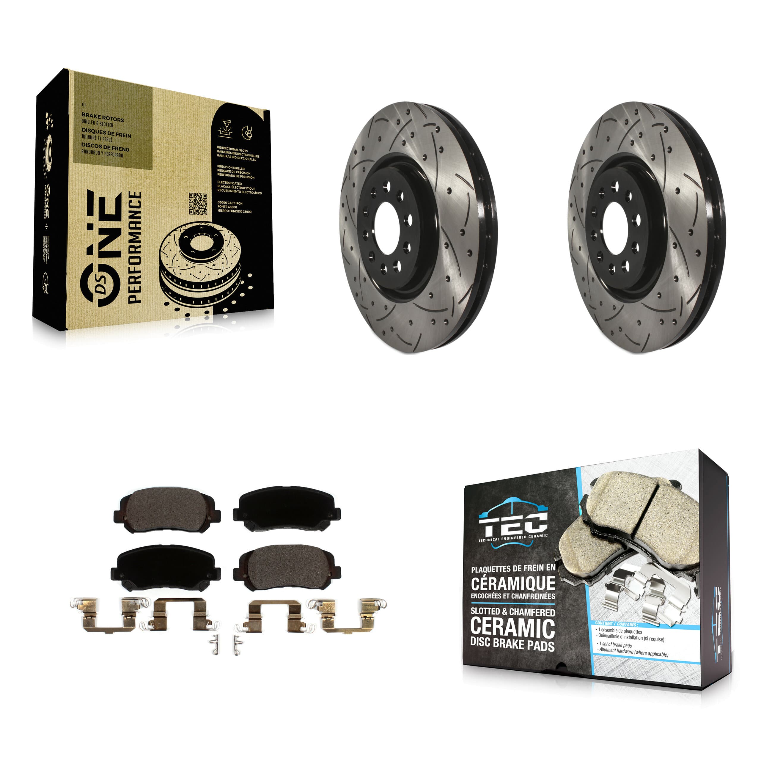 Transit Auto - KDT-100614 - Front Disc Brake Kits image 1