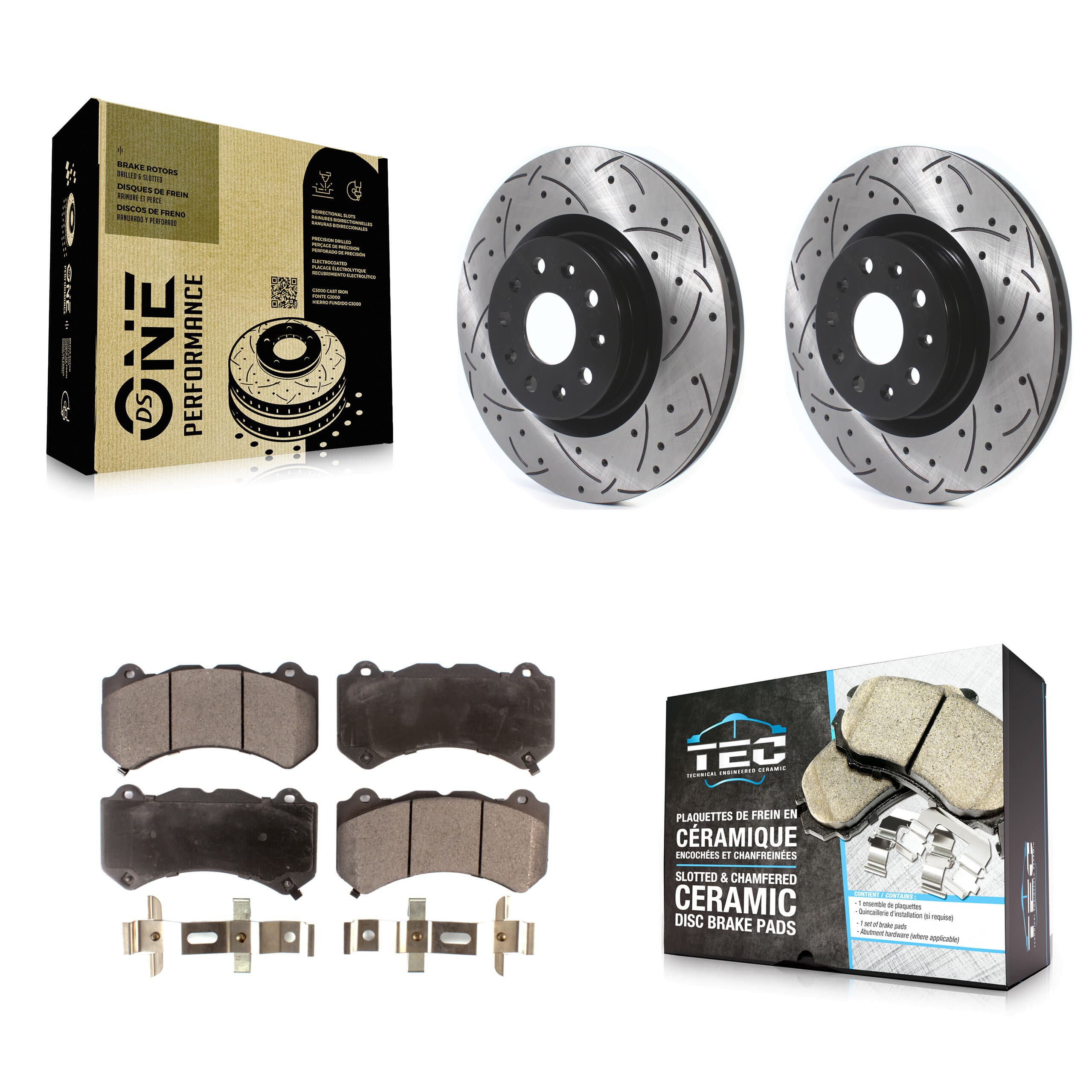 Transit Auto - KDT-100630 - Front Disc Brake Kits image 1