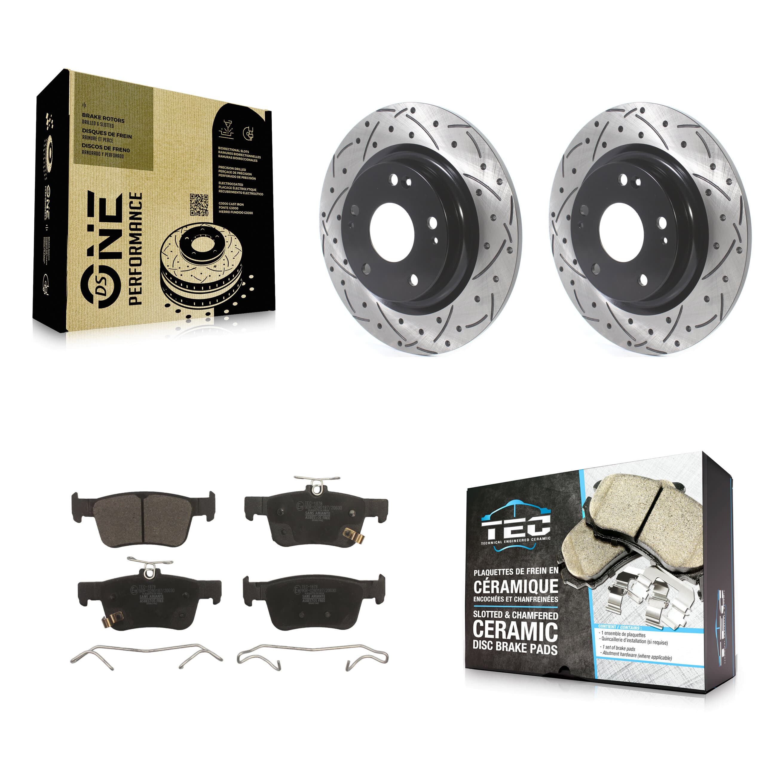 Transit Auto - KDT-100713 - Rear Disc Brake Kits image 1