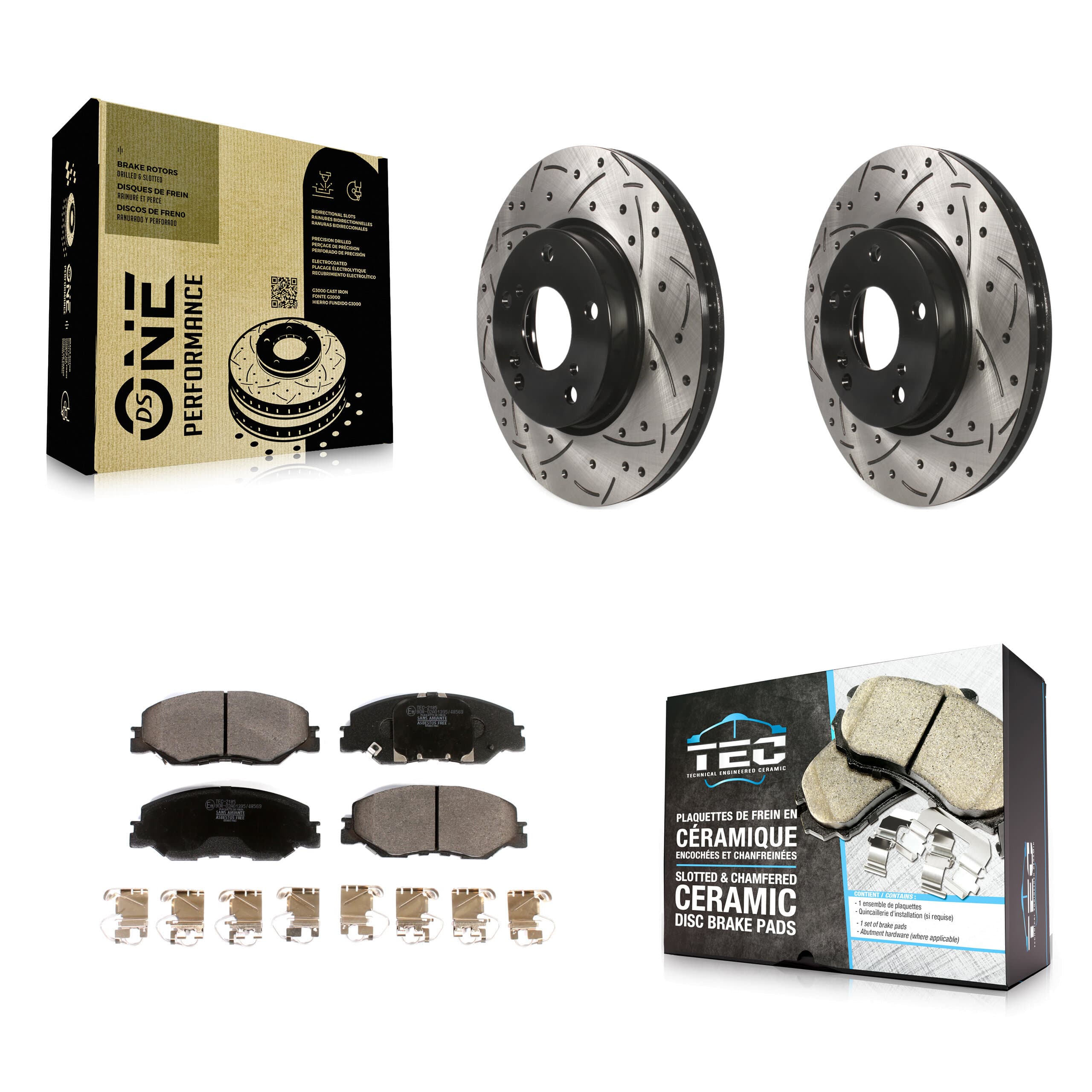 Transit Auto - KDT-100805 - Front Disc Brake Kits image 1