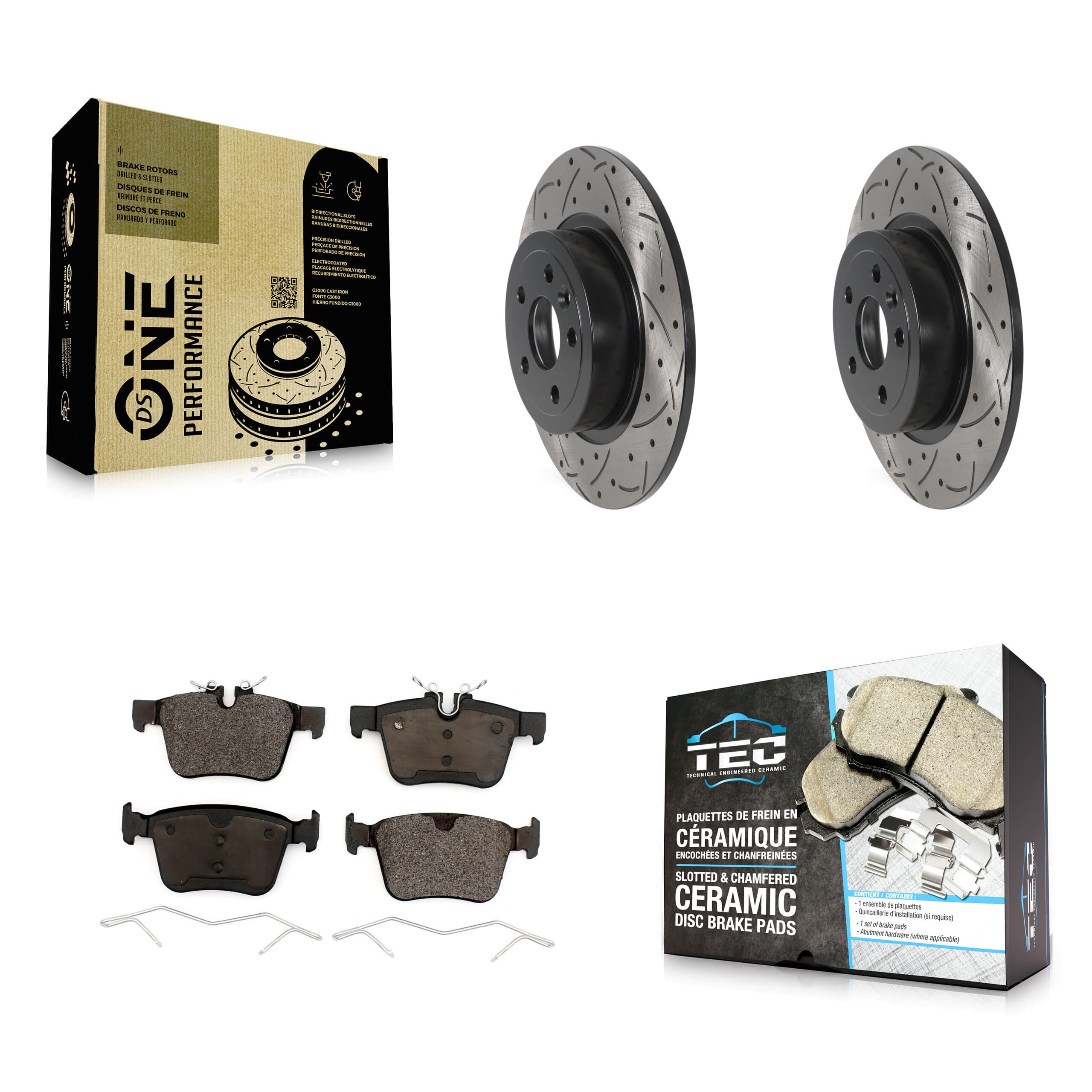 Transit Auto - KDT-100965 - Rear Disc Brake Kits image 1