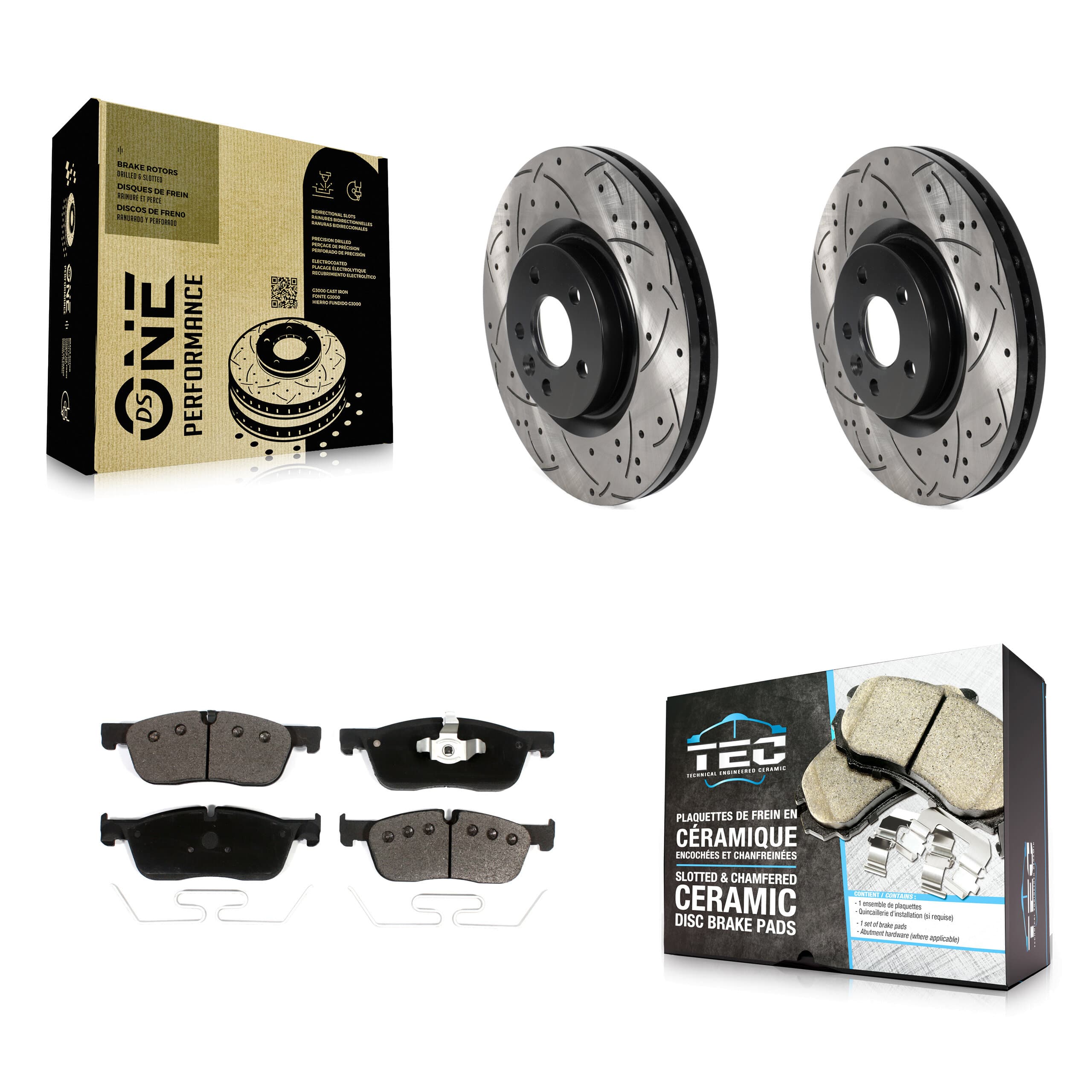 Transit Auto - KDT-100989 - Front Disc Brake Kits image 1
