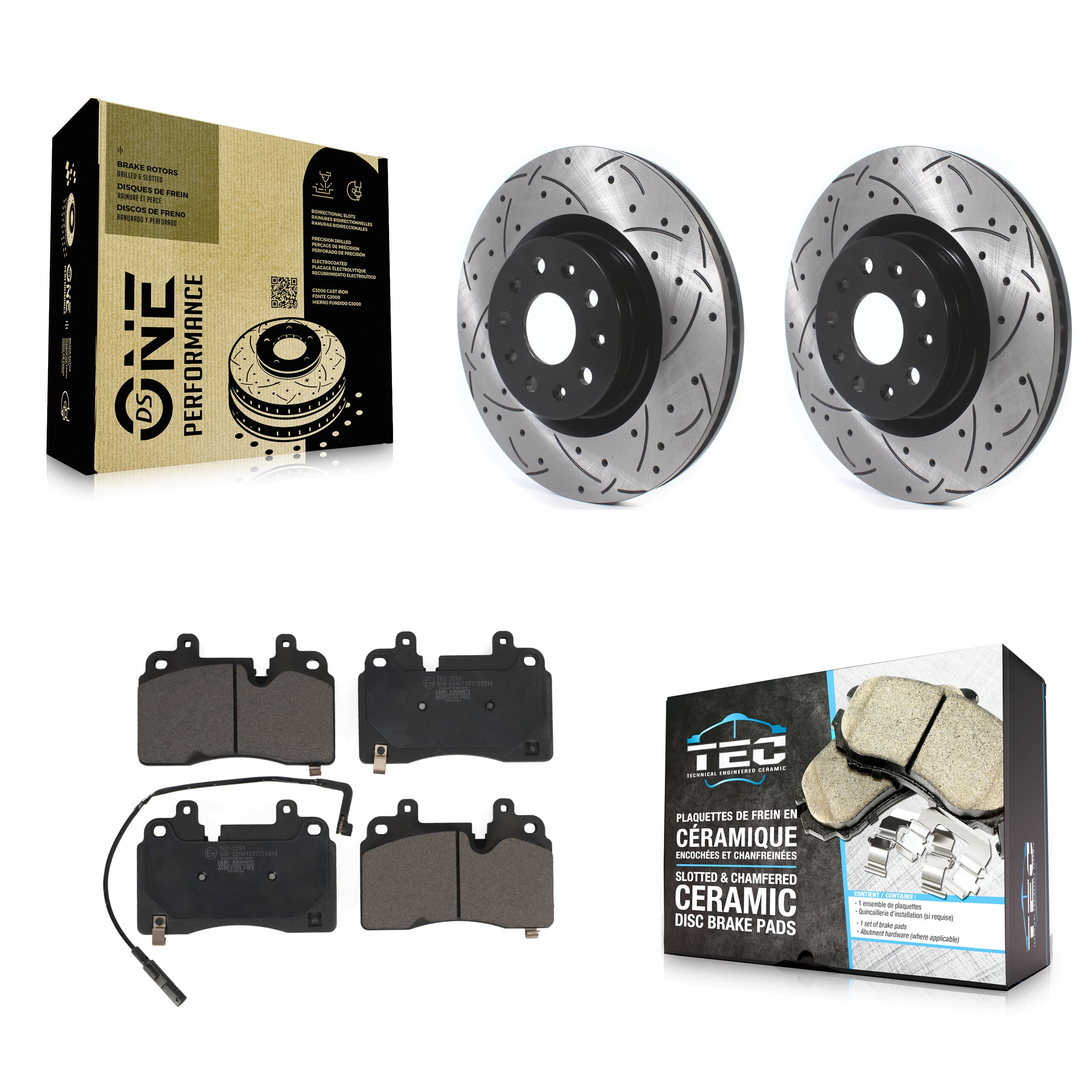 Transit Auto - KDT-101106 - Front Disc Brake Kits image 1
