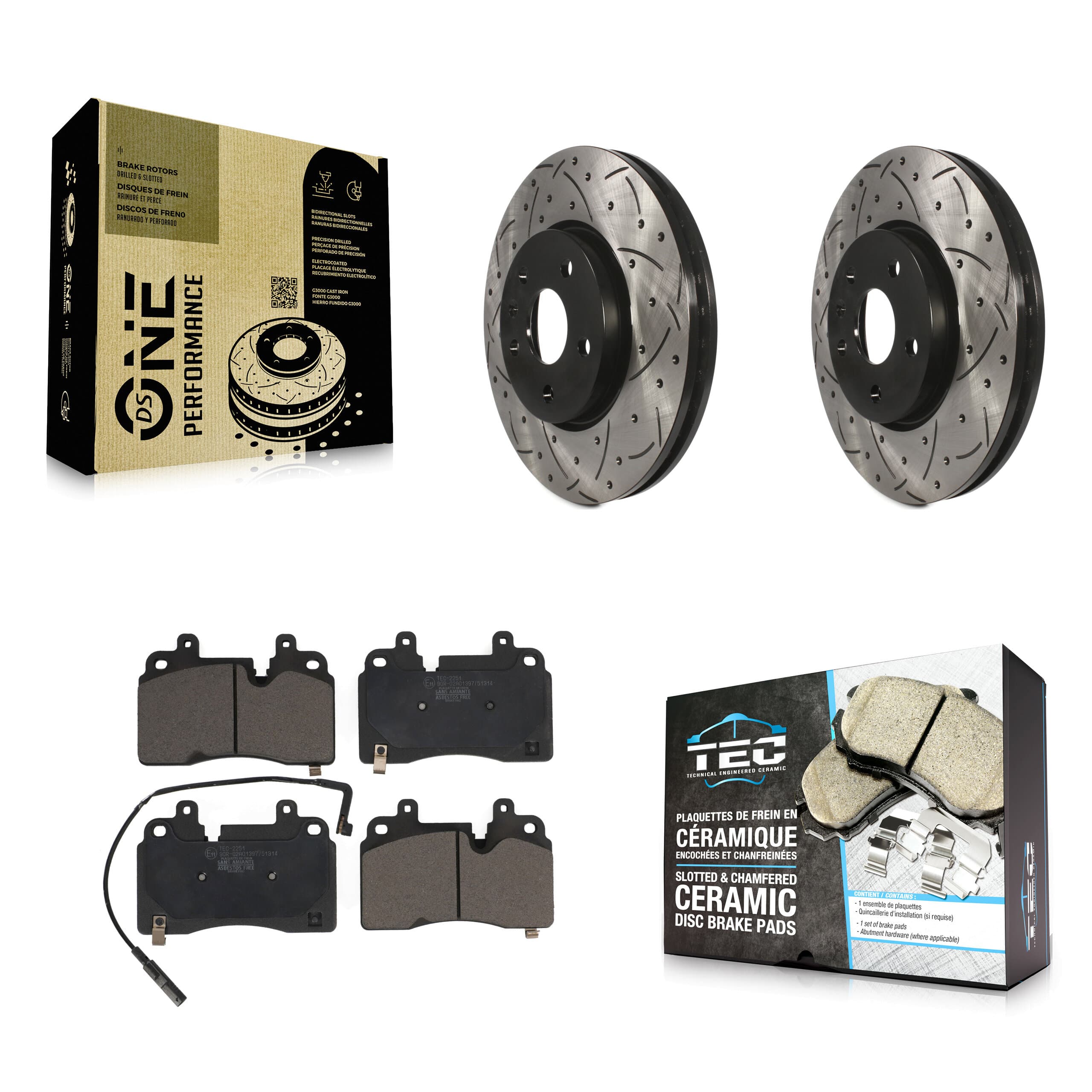 Transit Auto - KDT-101139 - Front Disc Brake Kits image 1