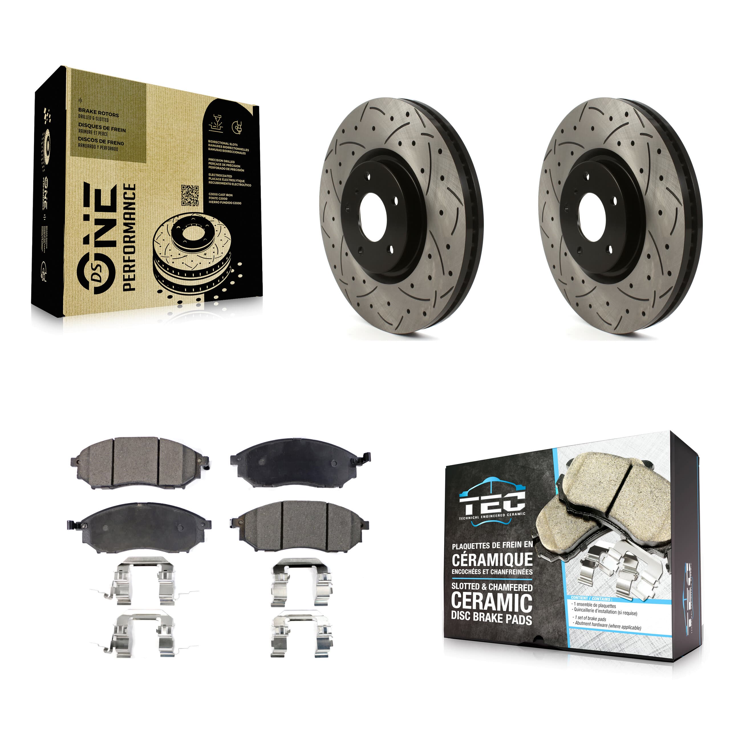 Transit Auto - KDT-101991 - Front Disc Brake Kits image 1