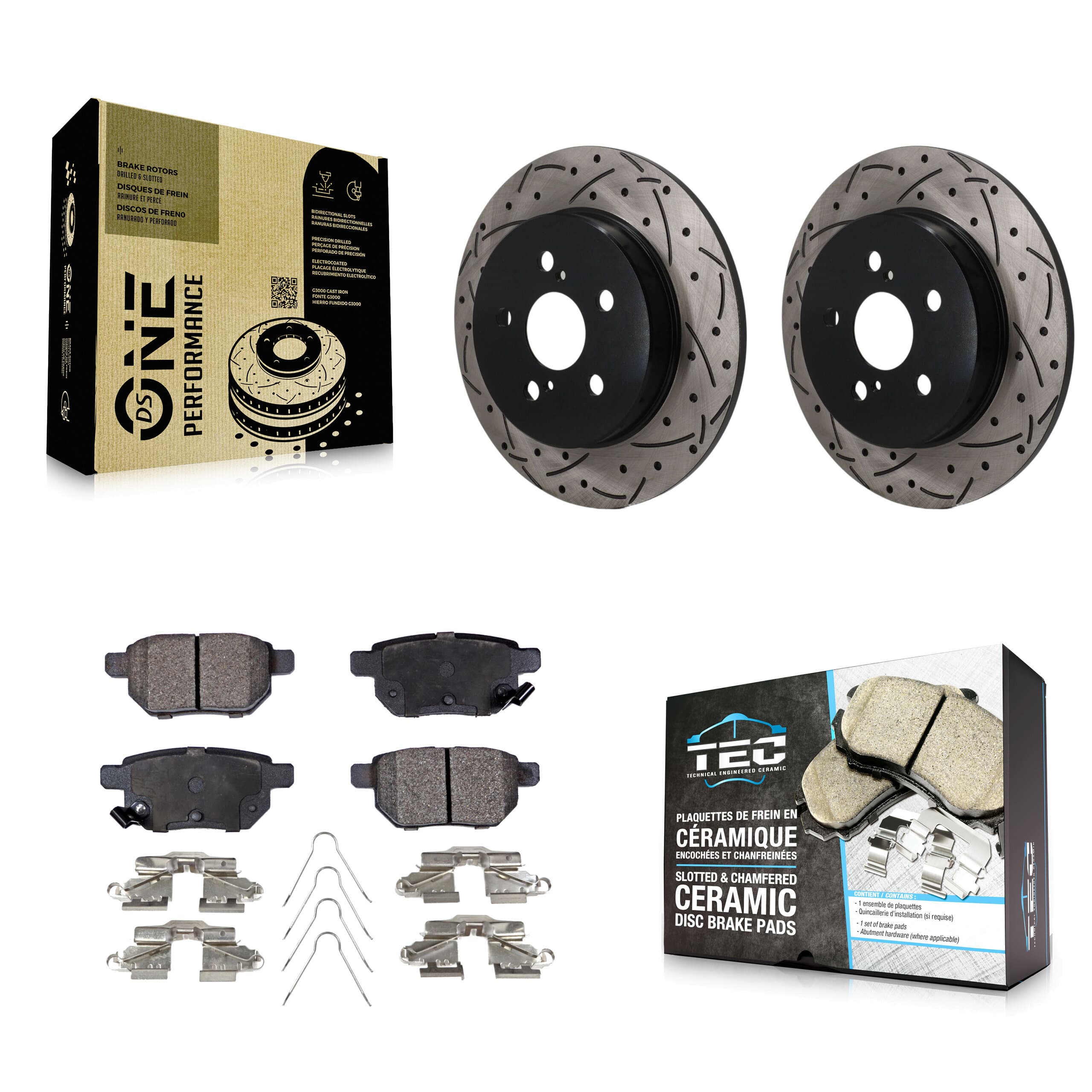 Transit Auto - KDT-102054 - Rear Disc Brake Kits image 1