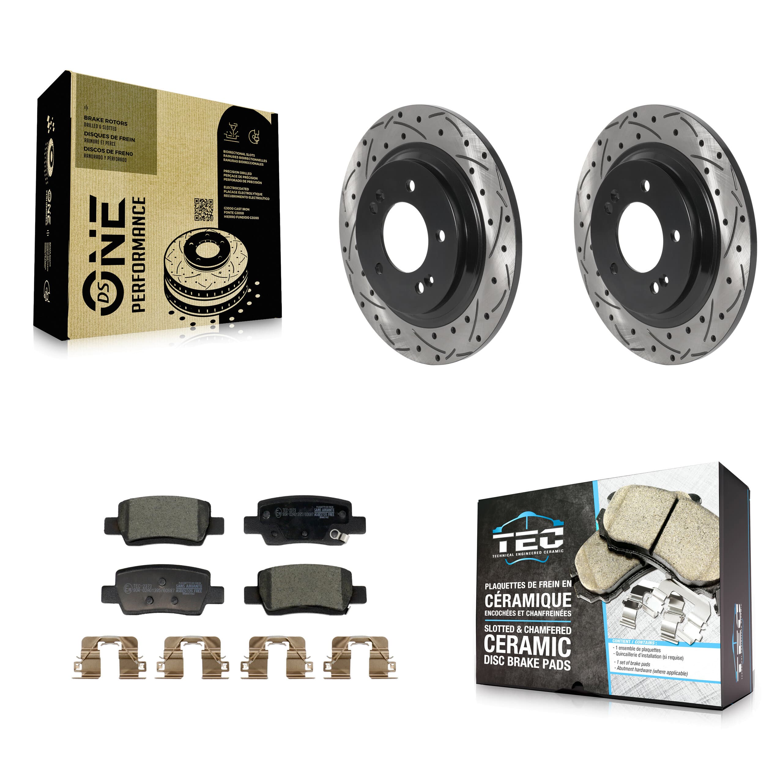 Transit Auto - KDT-102163 - Rear Disc Brake Kits image 1