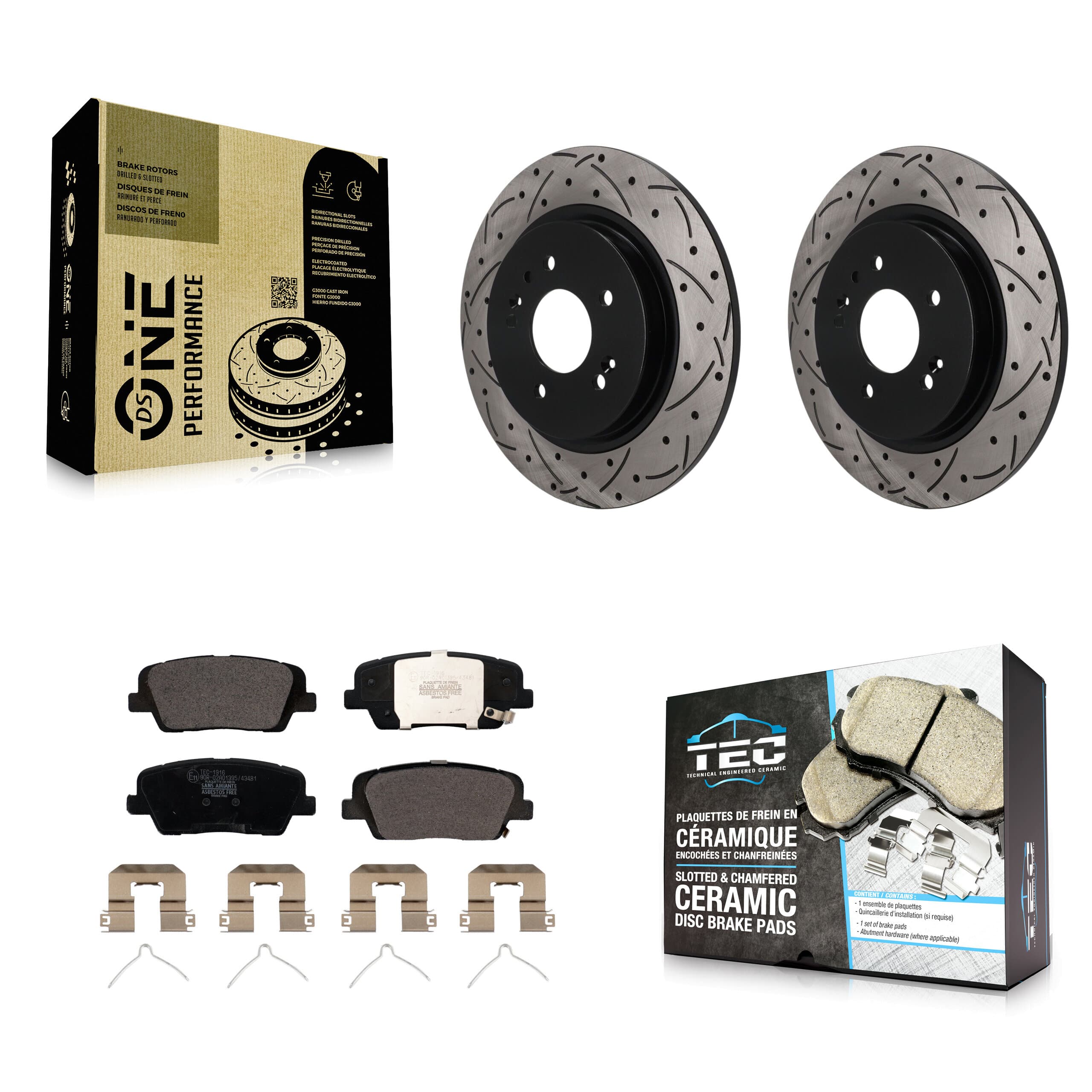 Transit Auto - KDT-102167 - Rear Disc Brake Kits image 1