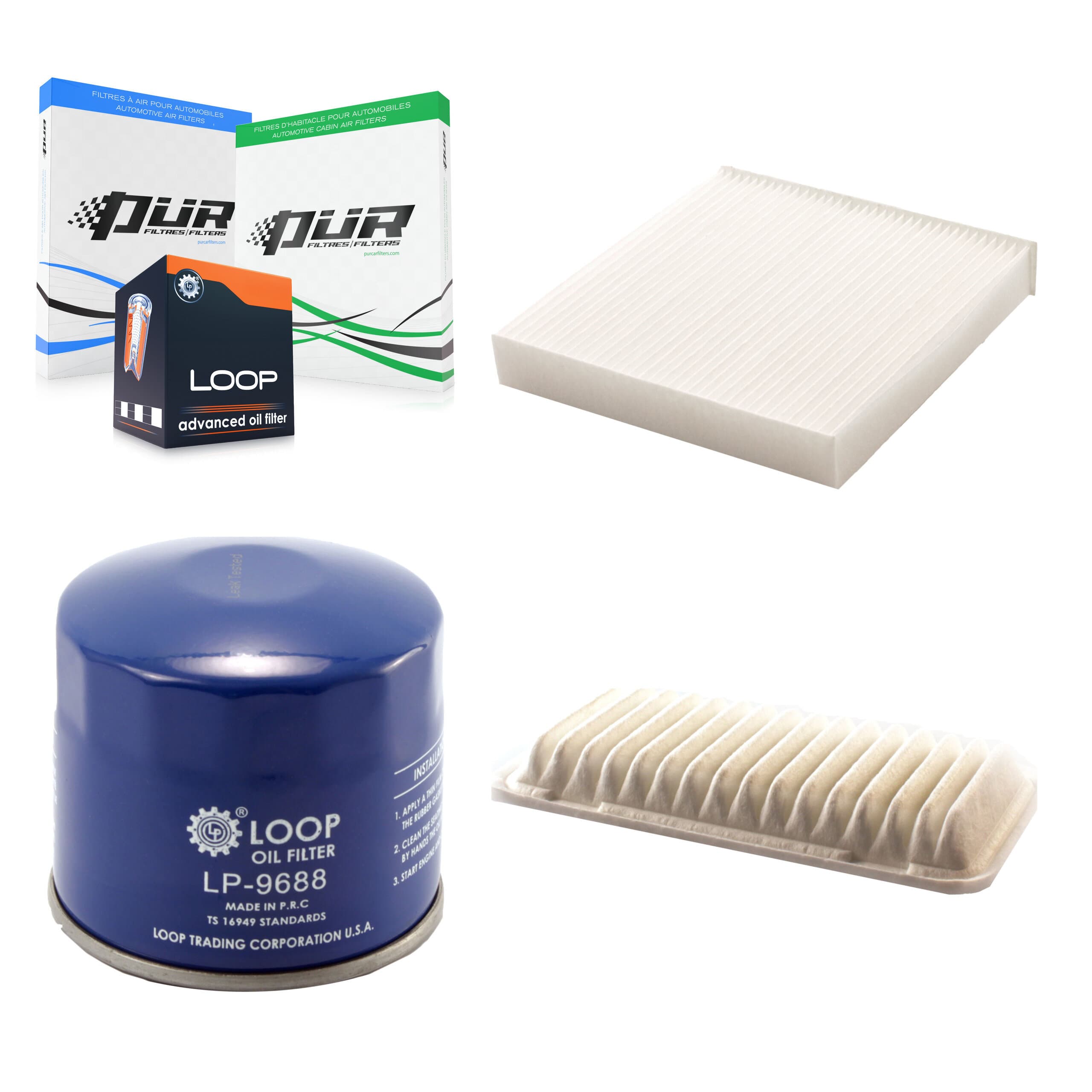 PUR - KFM-100055 - Cabin Air Filter Kits image 1