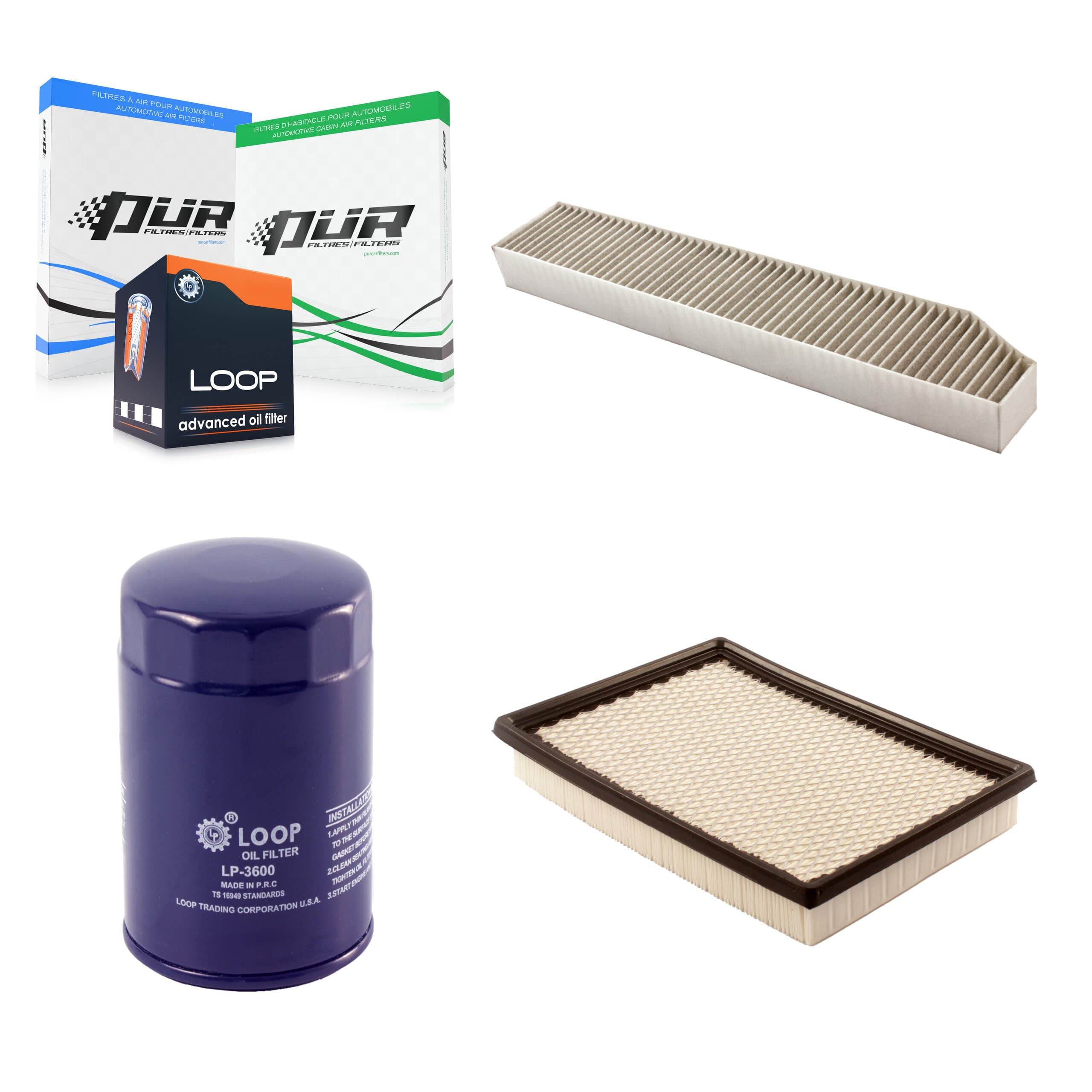 PUR - KFM-100061 - Cabin Air Filter Kits image 1