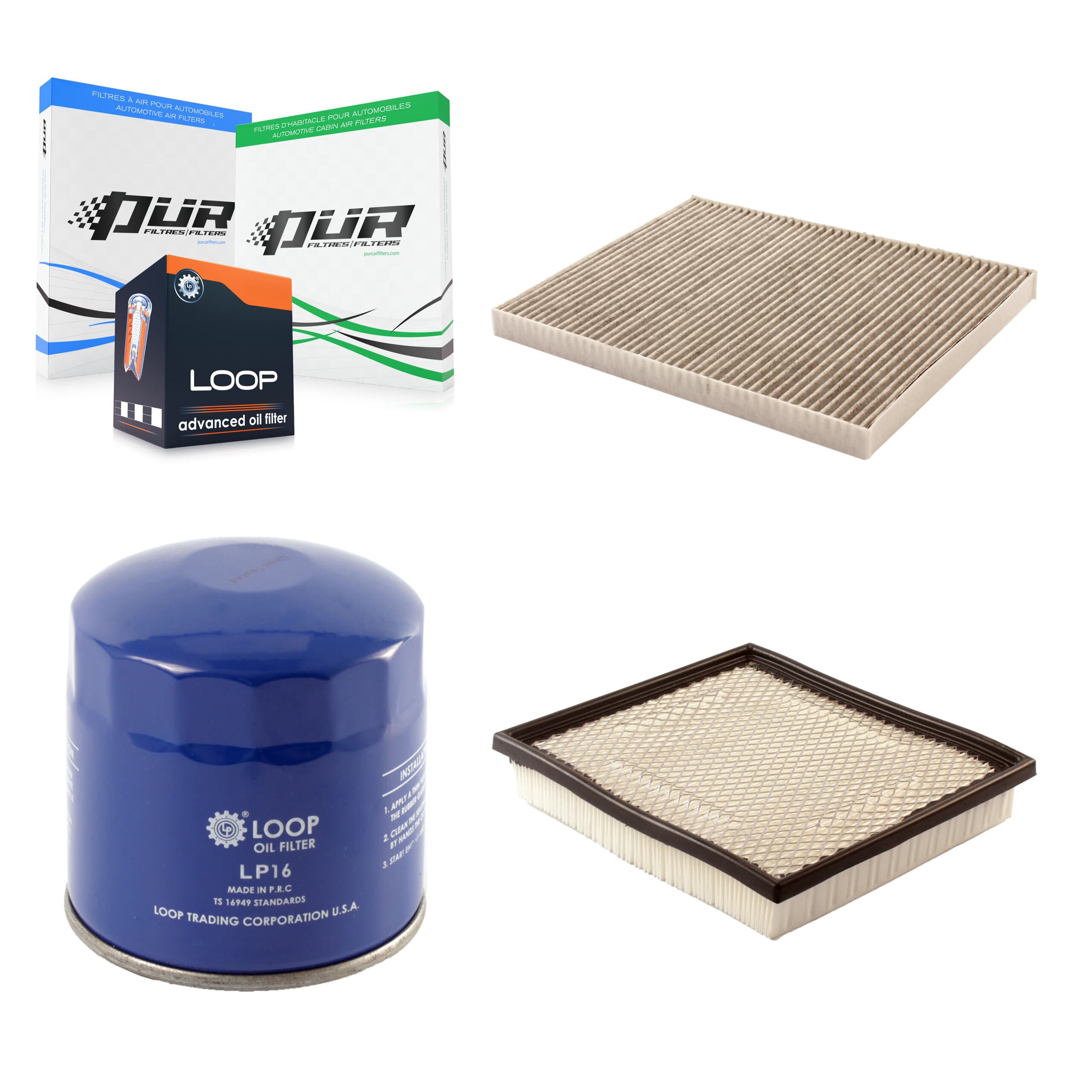PUR - KFM-100119 - Cabin Air Filter Kits image 1