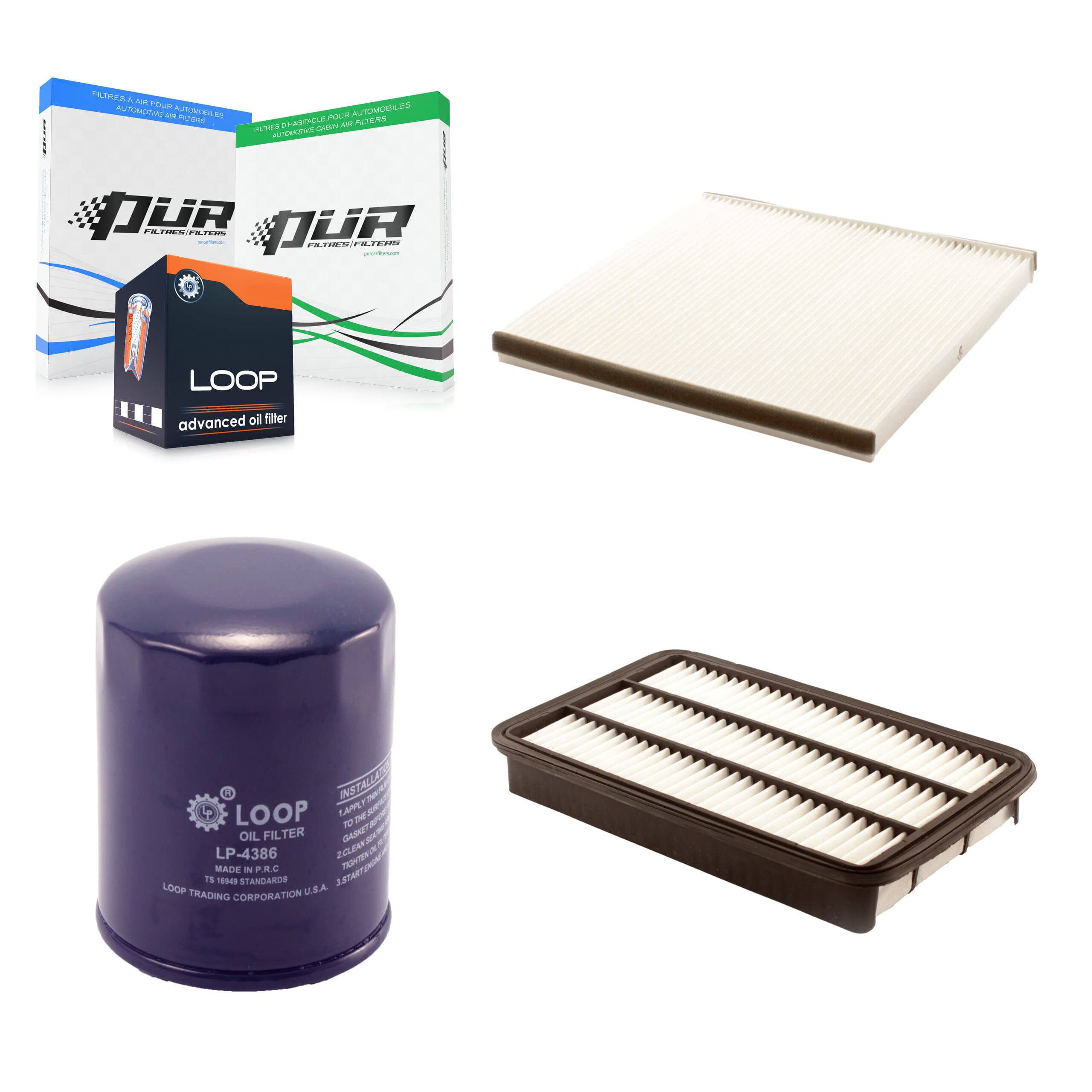PUR - KFM-100158 - Cabin Air Filter Kits image 1