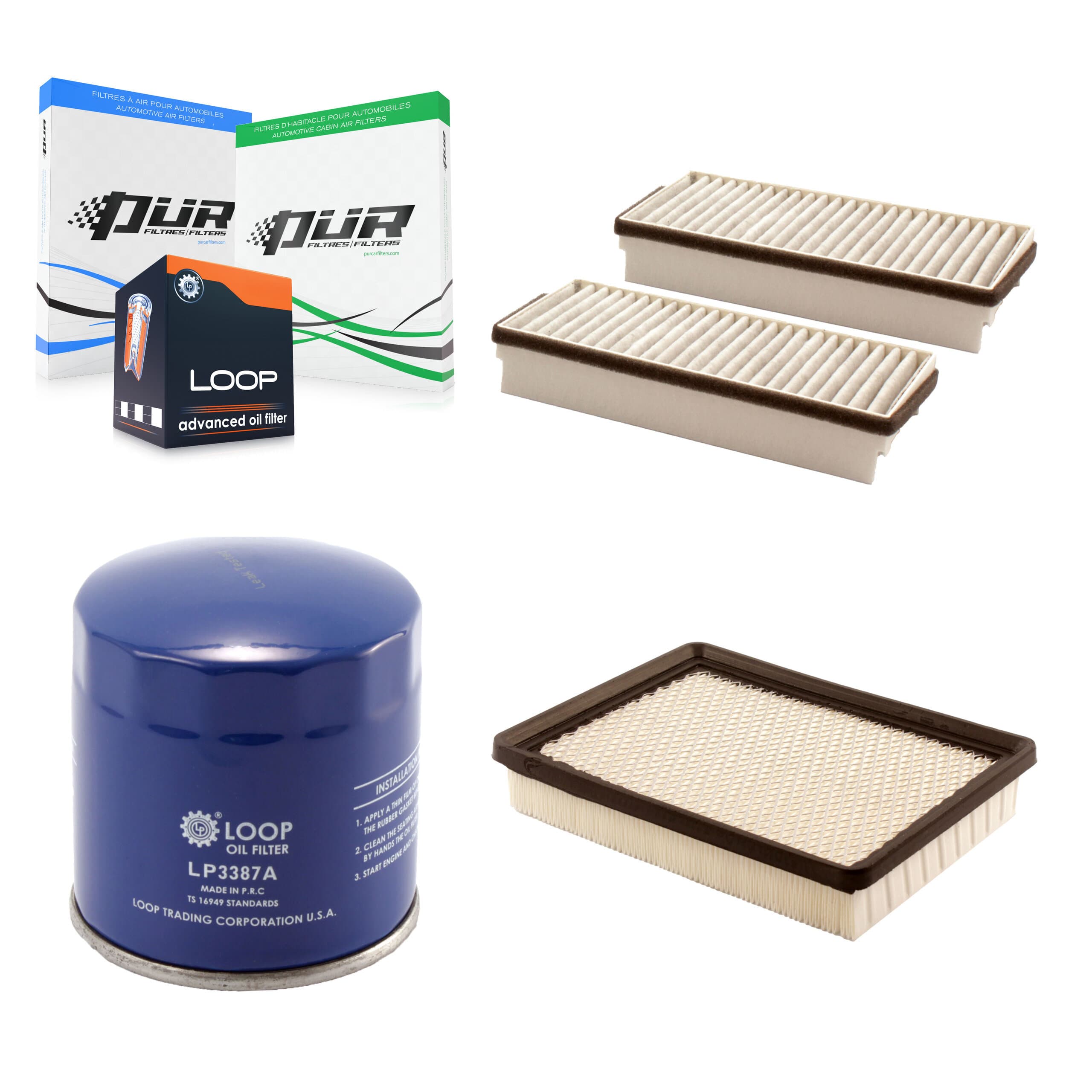 PUR - KFM-100167 - Cabin Air Filter Kits image 1
