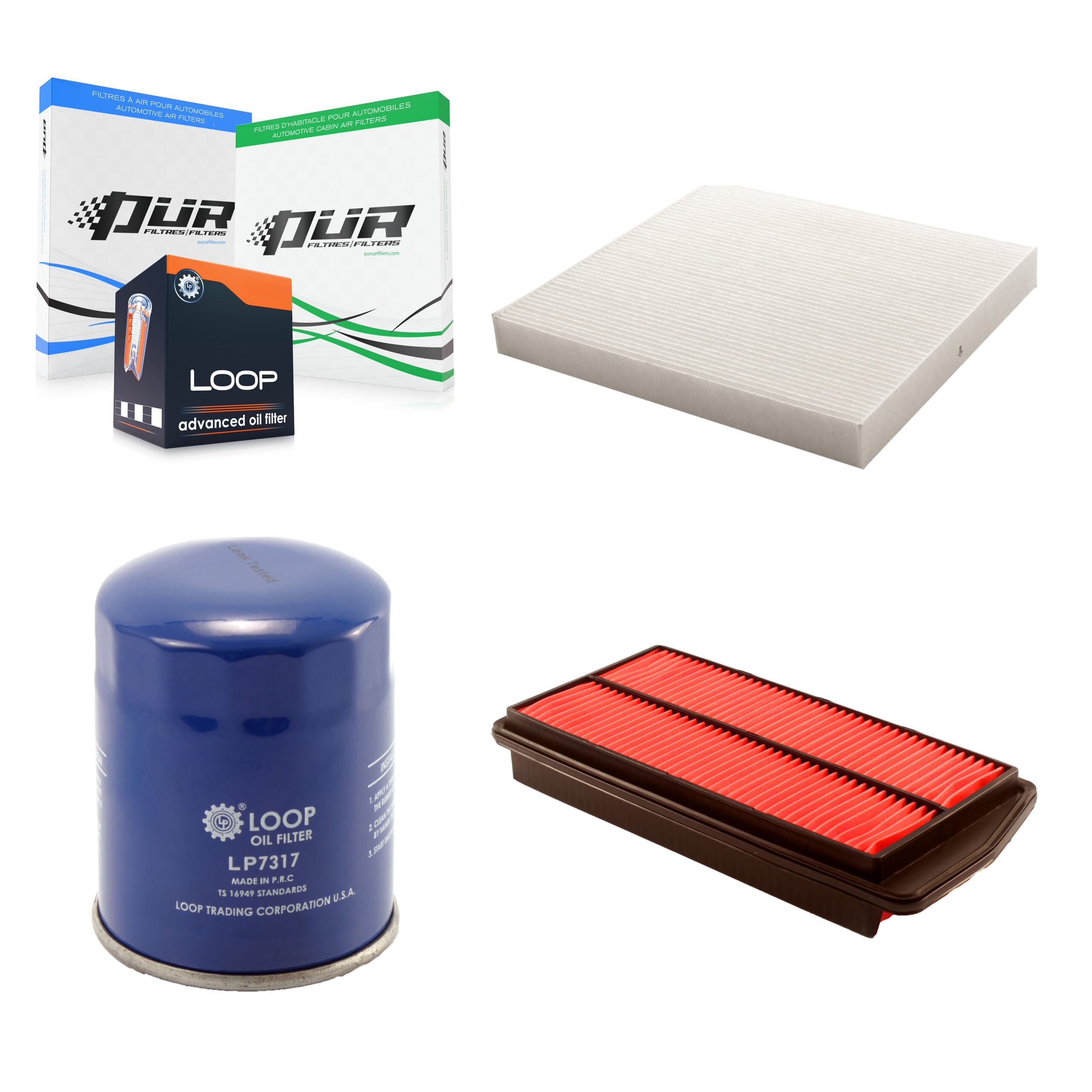 PUR - KFM-100182 - Cabin Air Filter Kits image 1